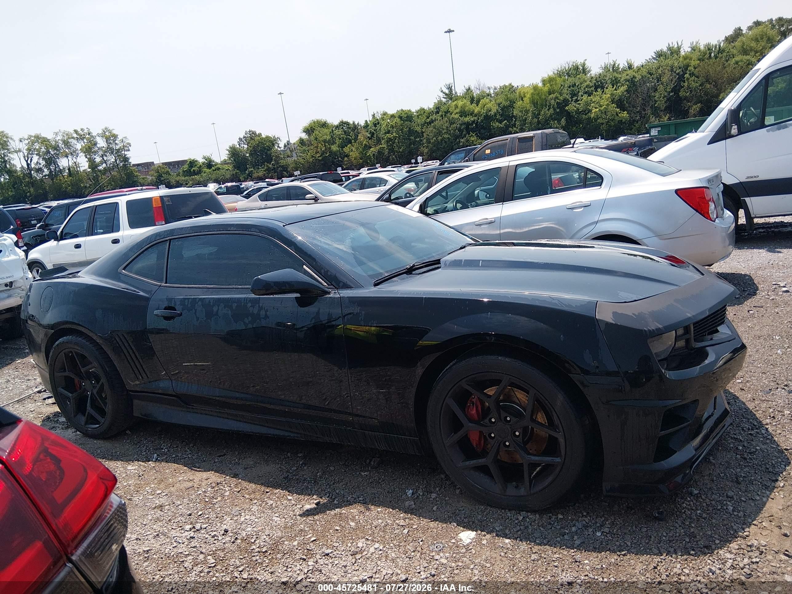 2010 Chevrolet Camaro 2ss Black vin: 2G1FT1EW0A9137377