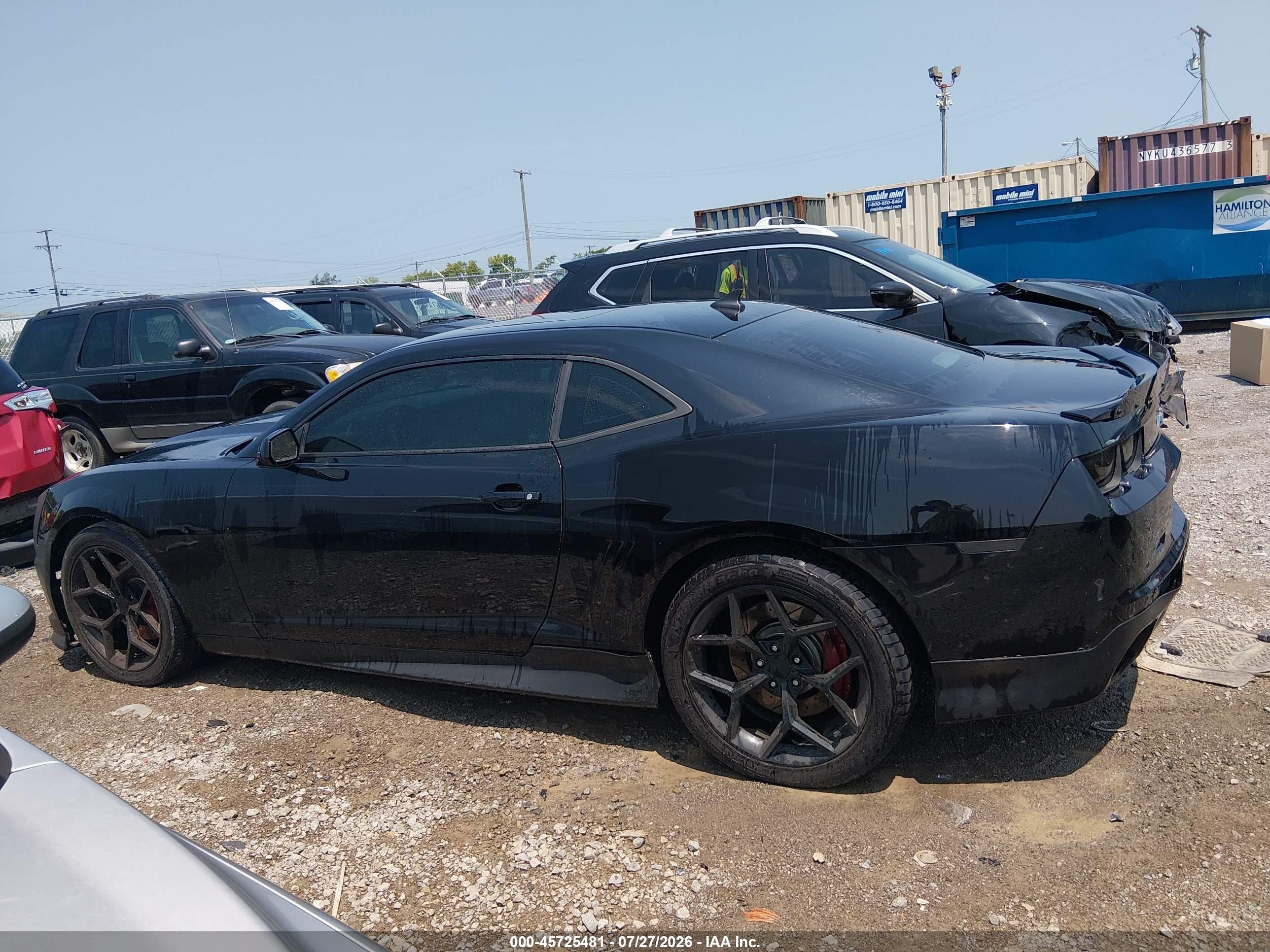2010 Chevrolet Camaro 2ss Black vin: 2G1FT1EW0A9137377
