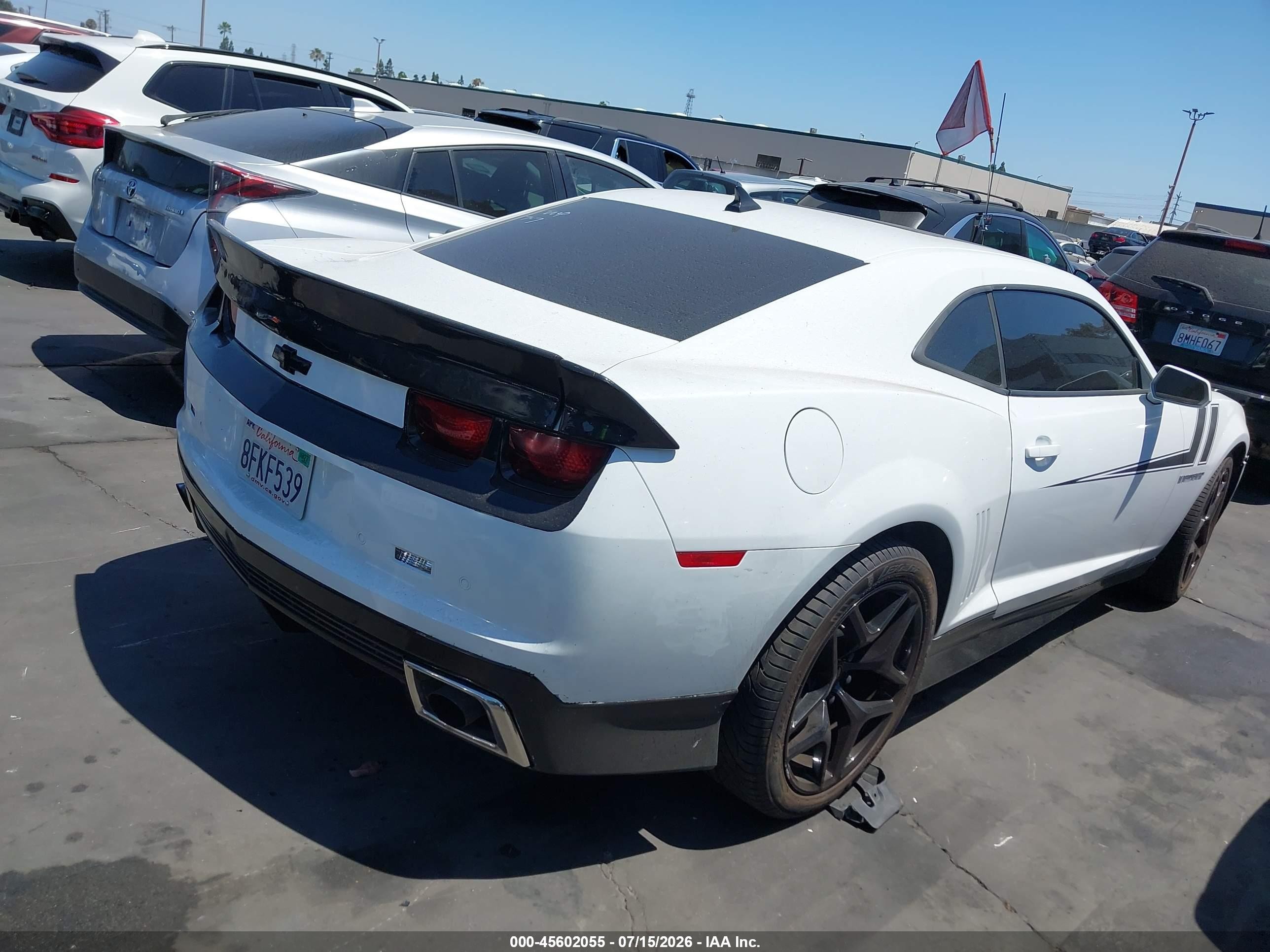 2010 Chevrolet Camaro 2ss White vin: 2G1FT1EW0A9157094