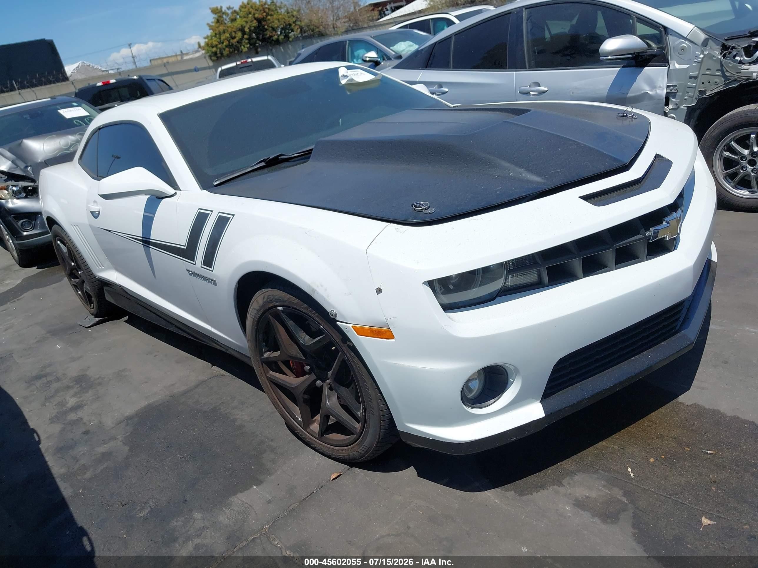 2010 Chevrolet Camaro 2ss White vin: 2G1FT1EW0A9157094