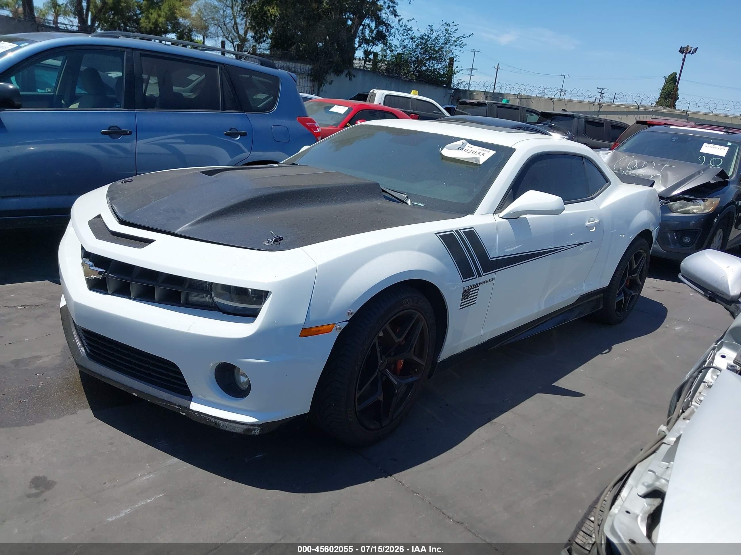 2010 Chevrolet Camaro 2ss White vin: 2G1FT1EW0A9157094