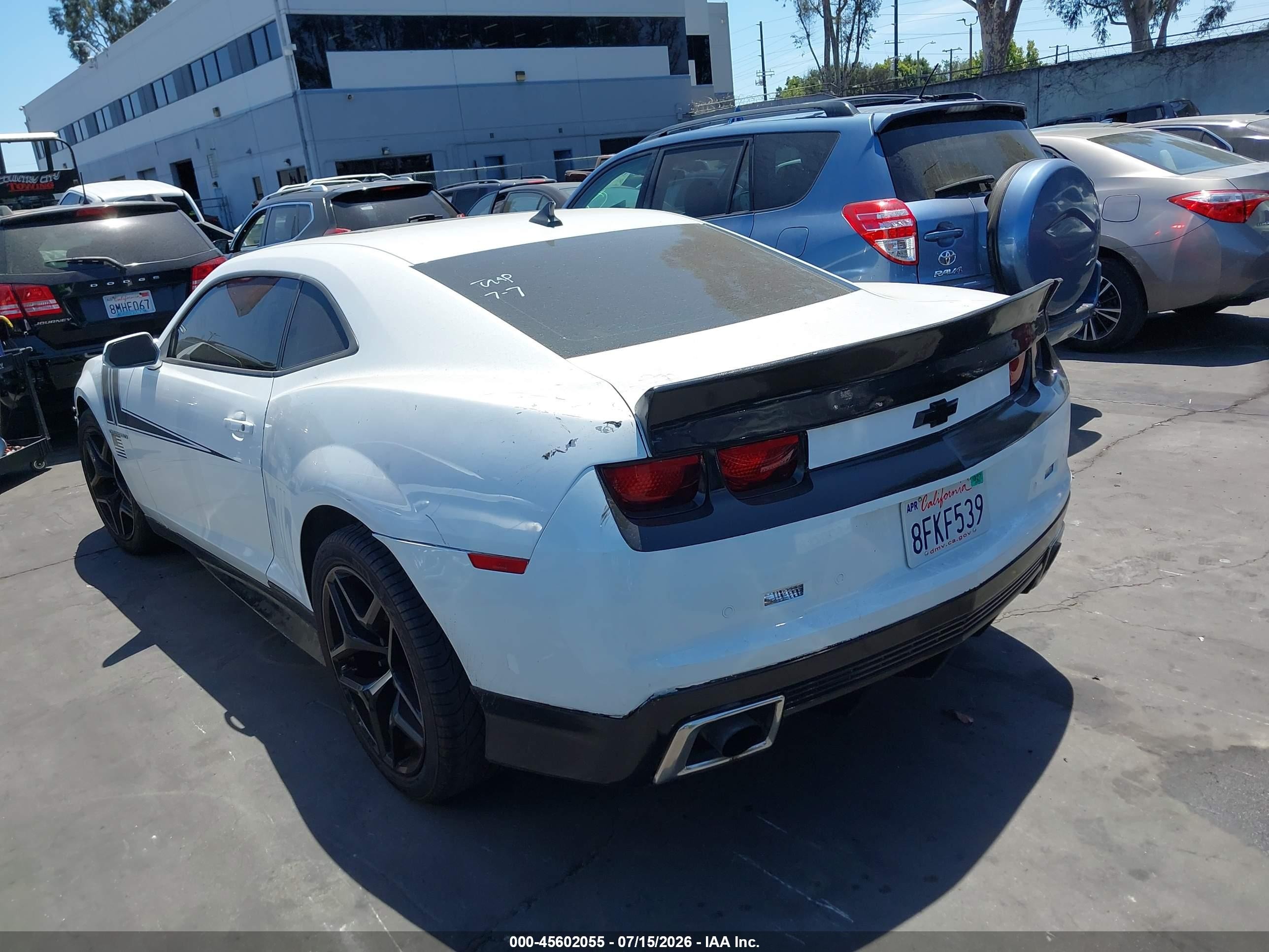 2010 Chevrolet Camaro 2ss White vin: 2G1FT1EW0A9157094