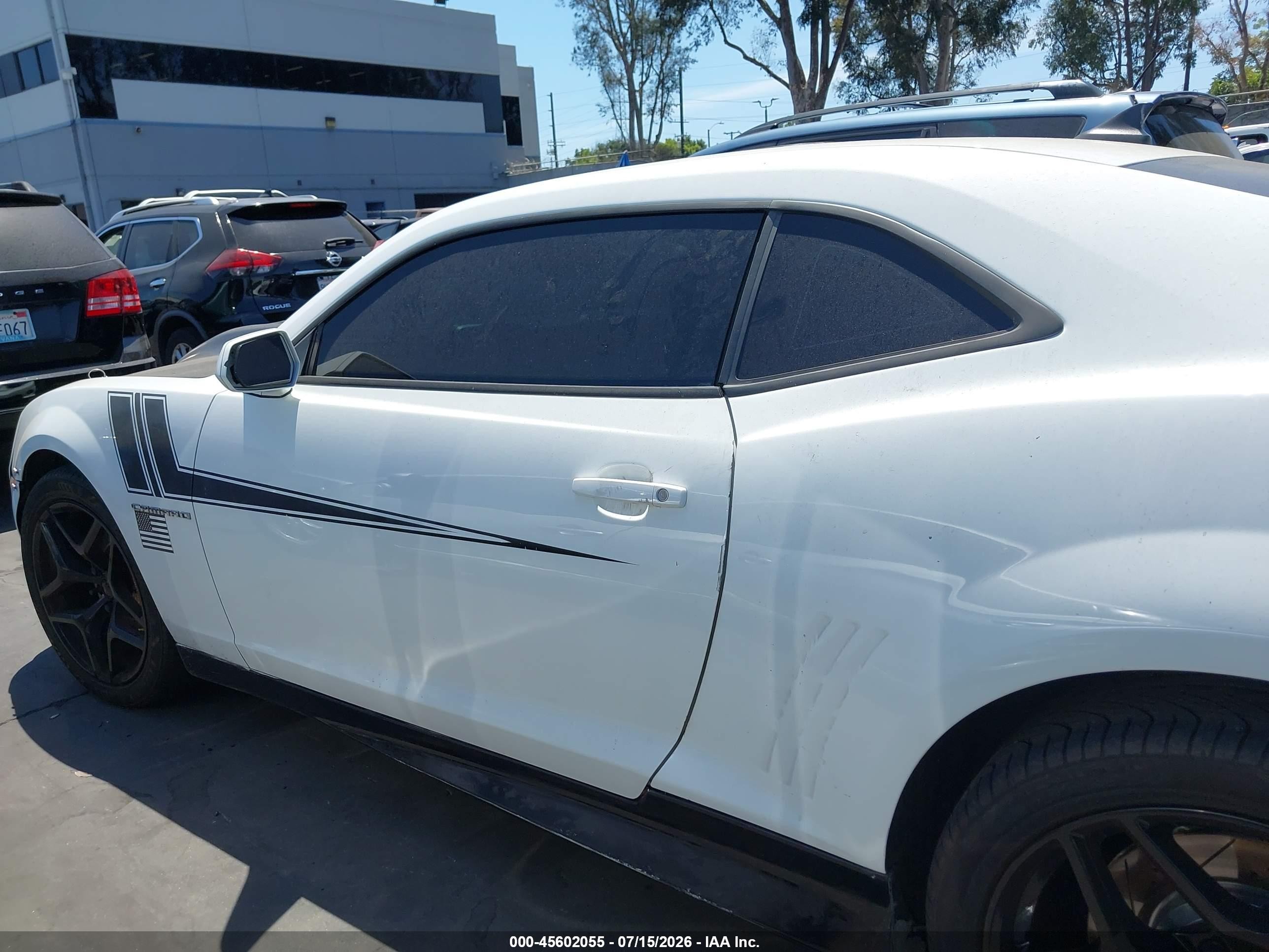 2010 Chevrolet Camaro 2ss White vin: 2G1FT1EW0A9157094