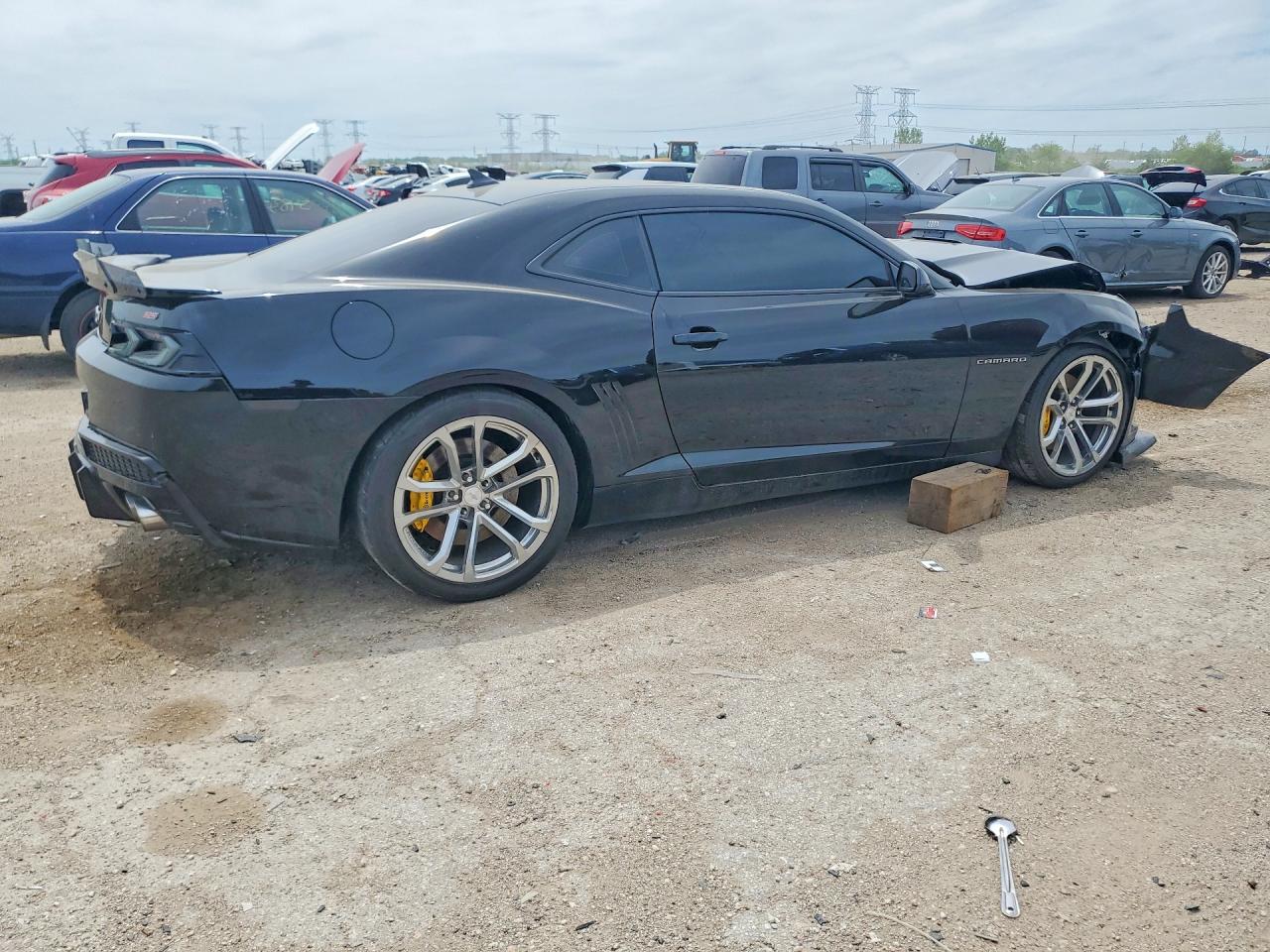 2014 Chevrolet Camaro 2ss Black vin: 2G1FT1EW0E9125221