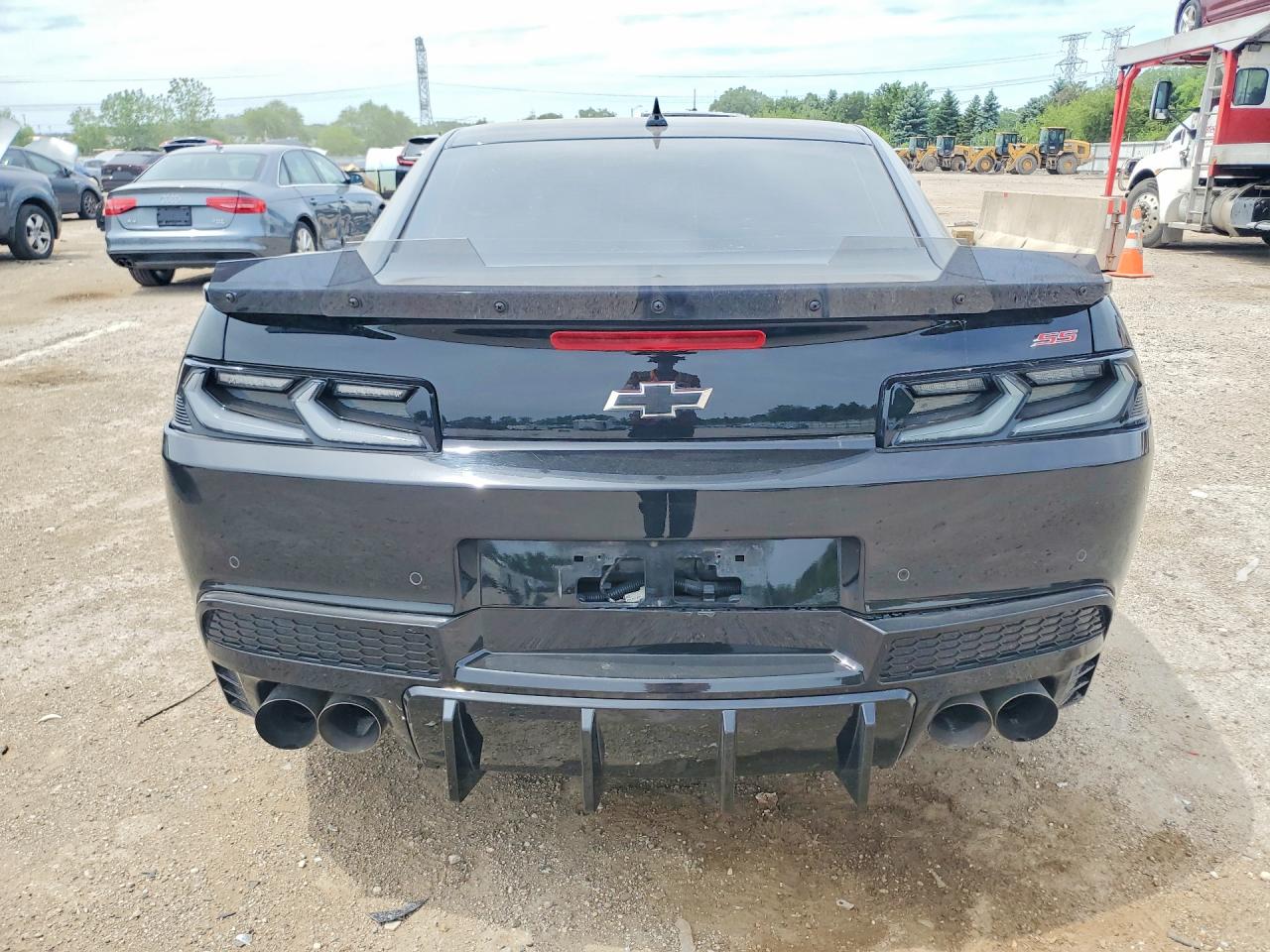 2014 Chevrolet Camaro 2ss Black vin: 2G1FT1EW0E9125221