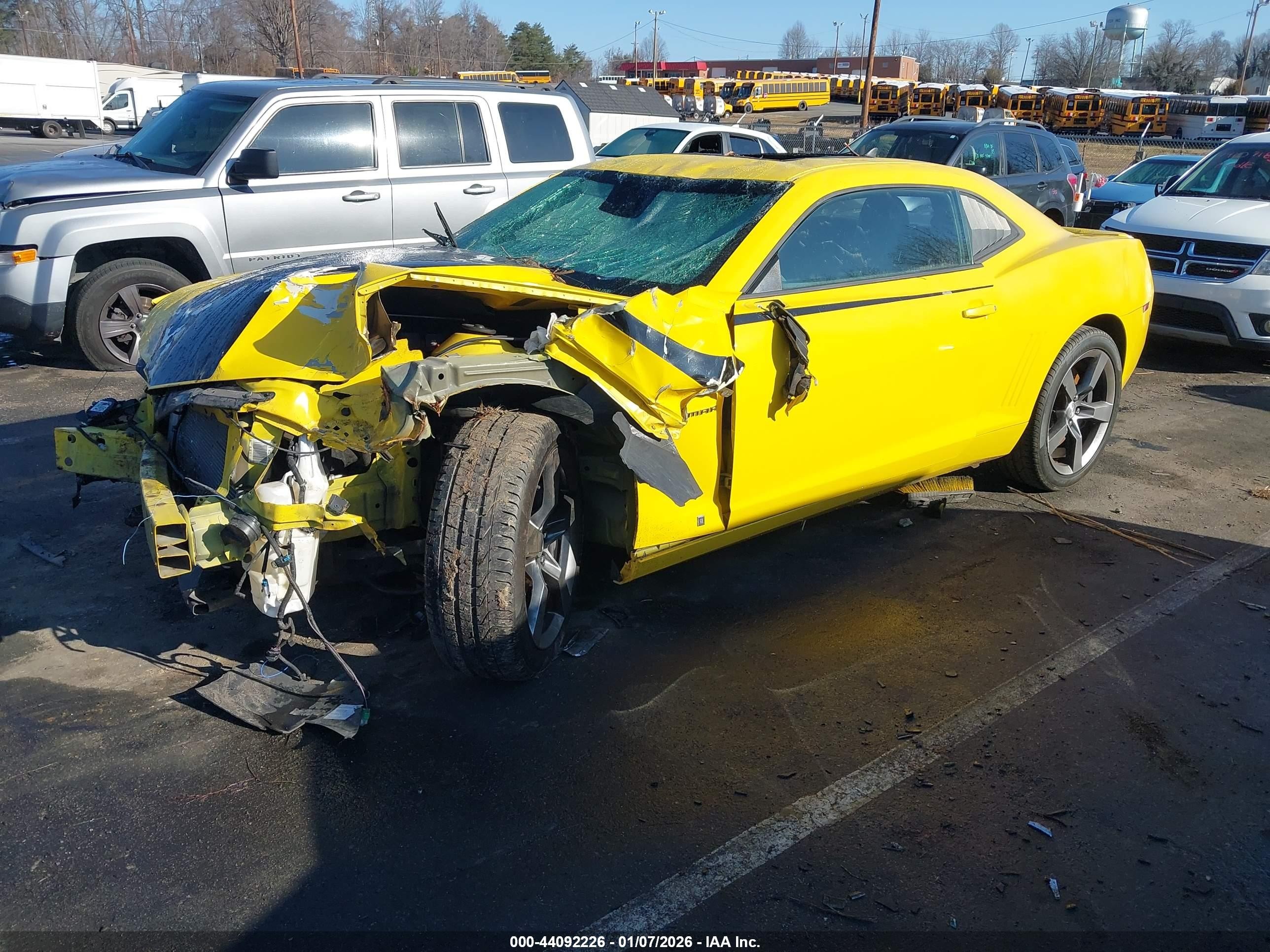 2010 Chevrolet Camaro 2ss Yellow vin: 2G1FT1EW1A9136156