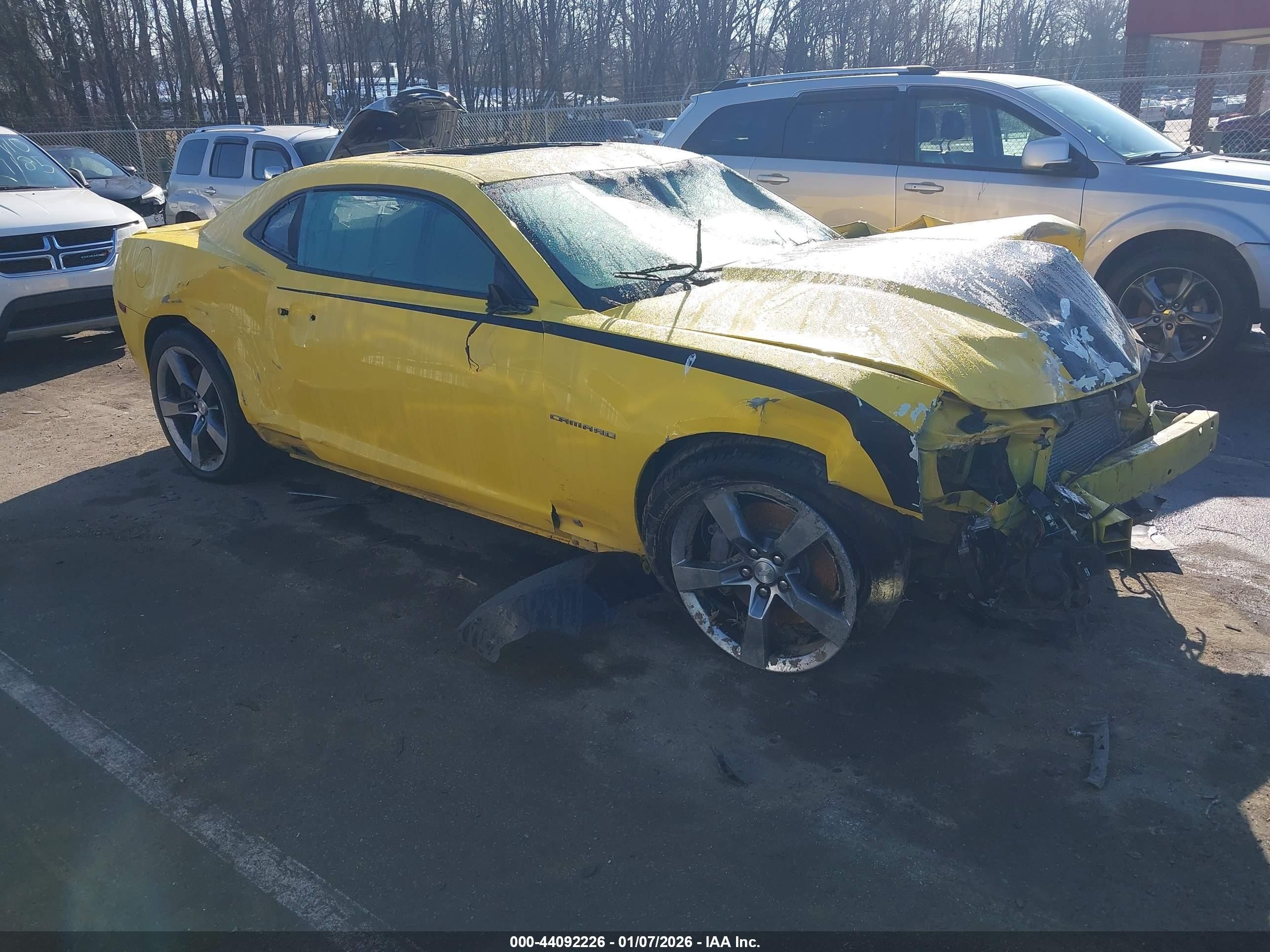 2010 Chevrolet Camaro 2ss Yellow vin: 2G1FT1EW1A9136156