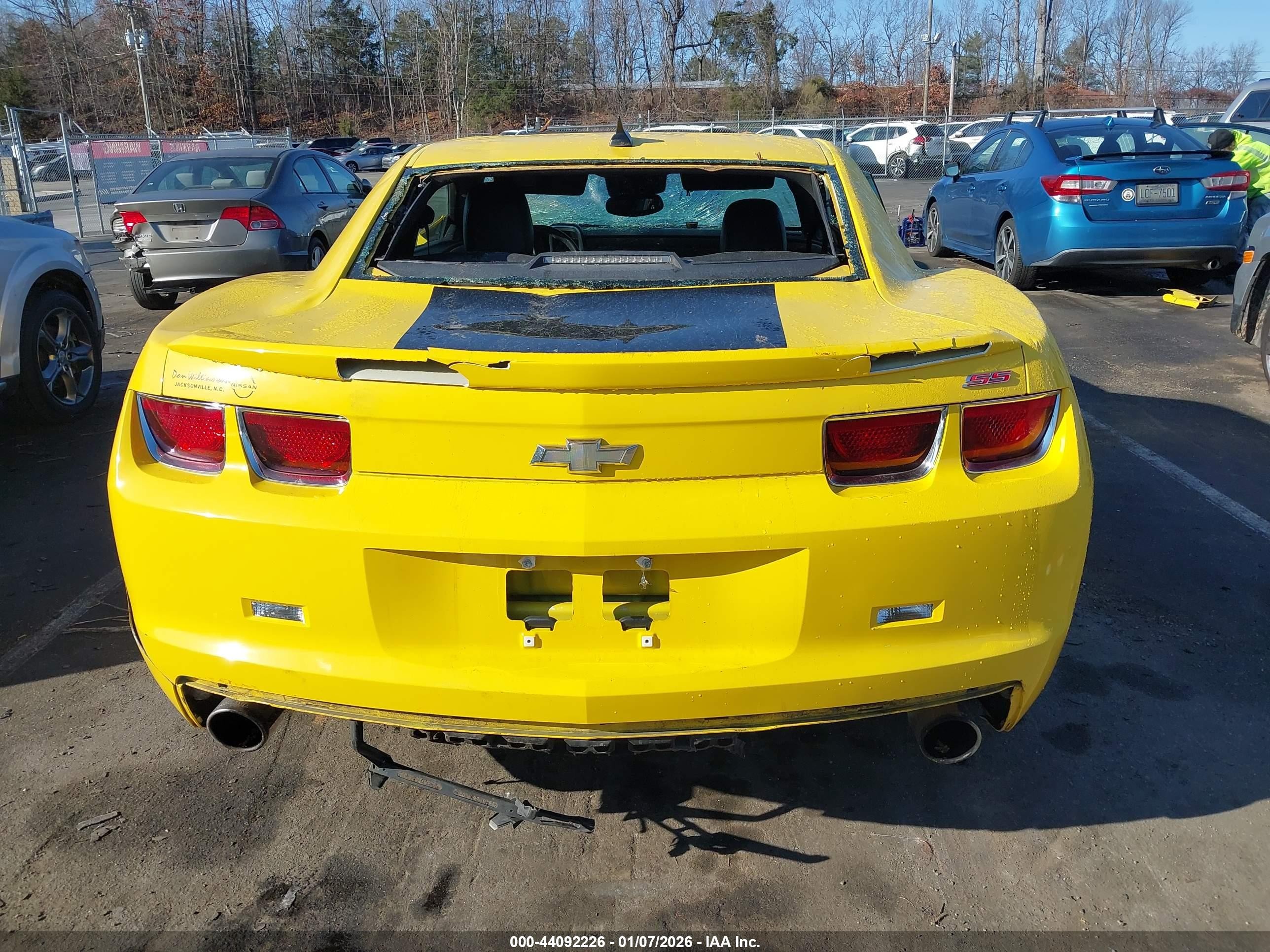 2010 Chevrolet Camaro 2ss Yellow vin: 2G1FT1EW1A9136156