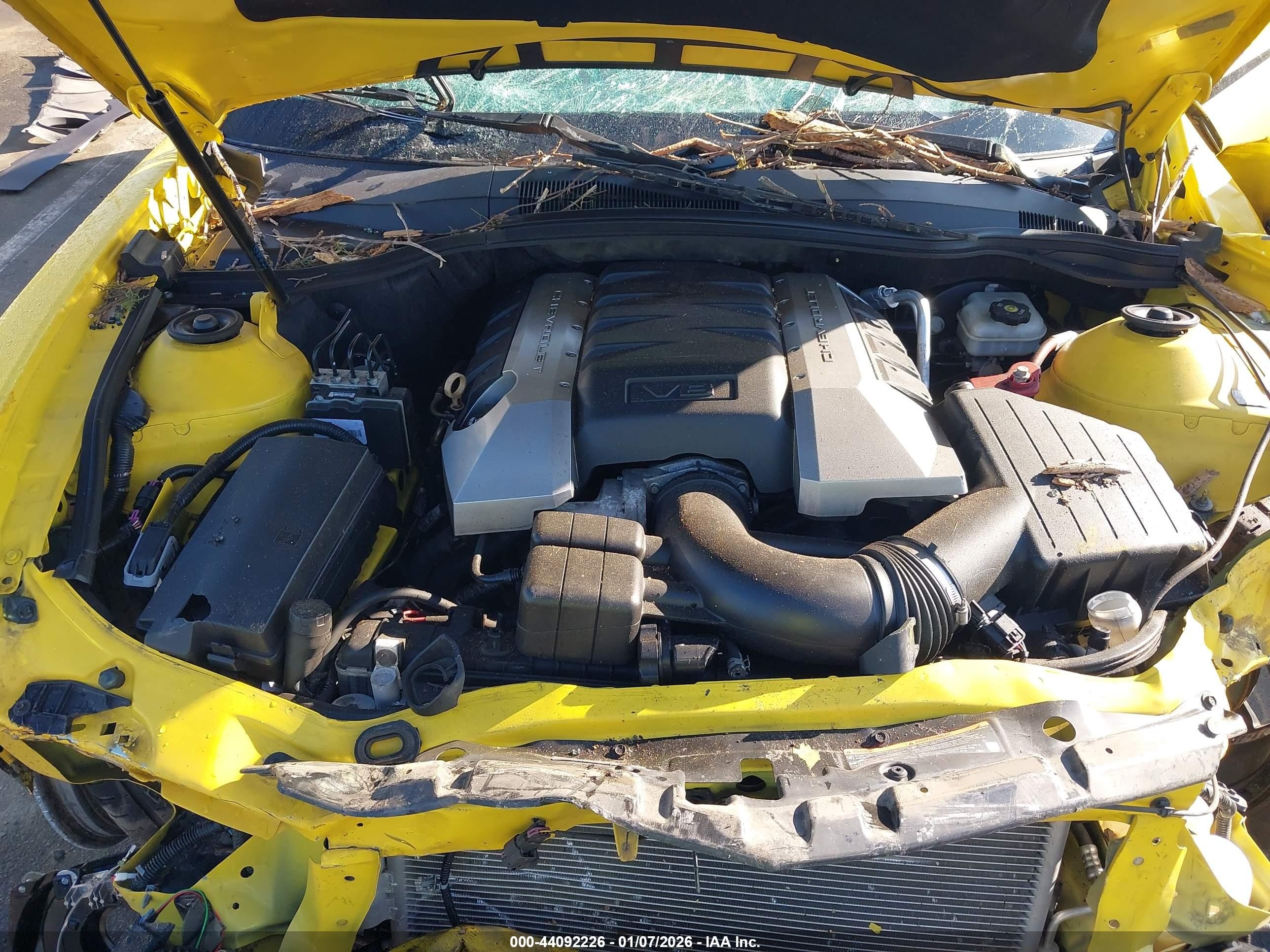 2010 Chevrolet Camaro 2ss Yellow vin: 2G1FT1EW1A9136156