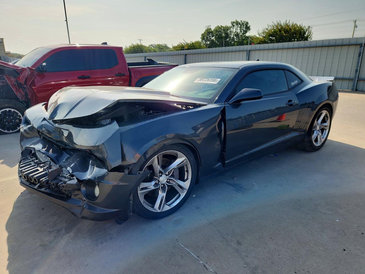 2010 Chevrolet Camaro Ss Gray vin: 2G1FT1EW1A9189844