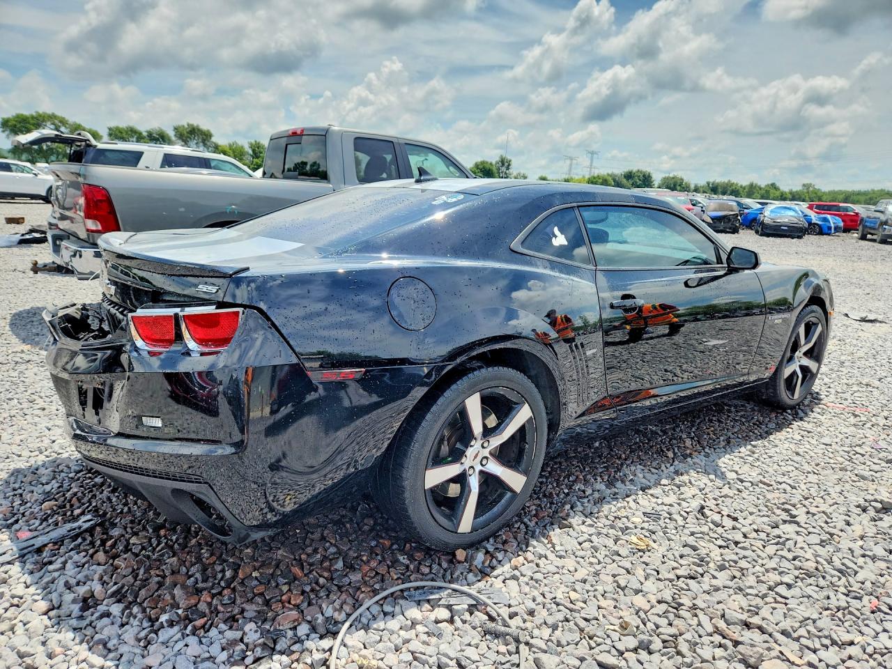 2010 Chevrolet Camaro Ss Black vin: 2G1FT1EW2A9145450