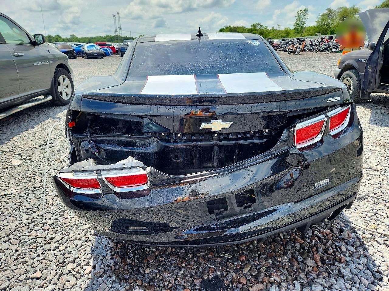 2010 Chevrolet Camaro Ss Black vin: 2G1FT1EW2A9145450