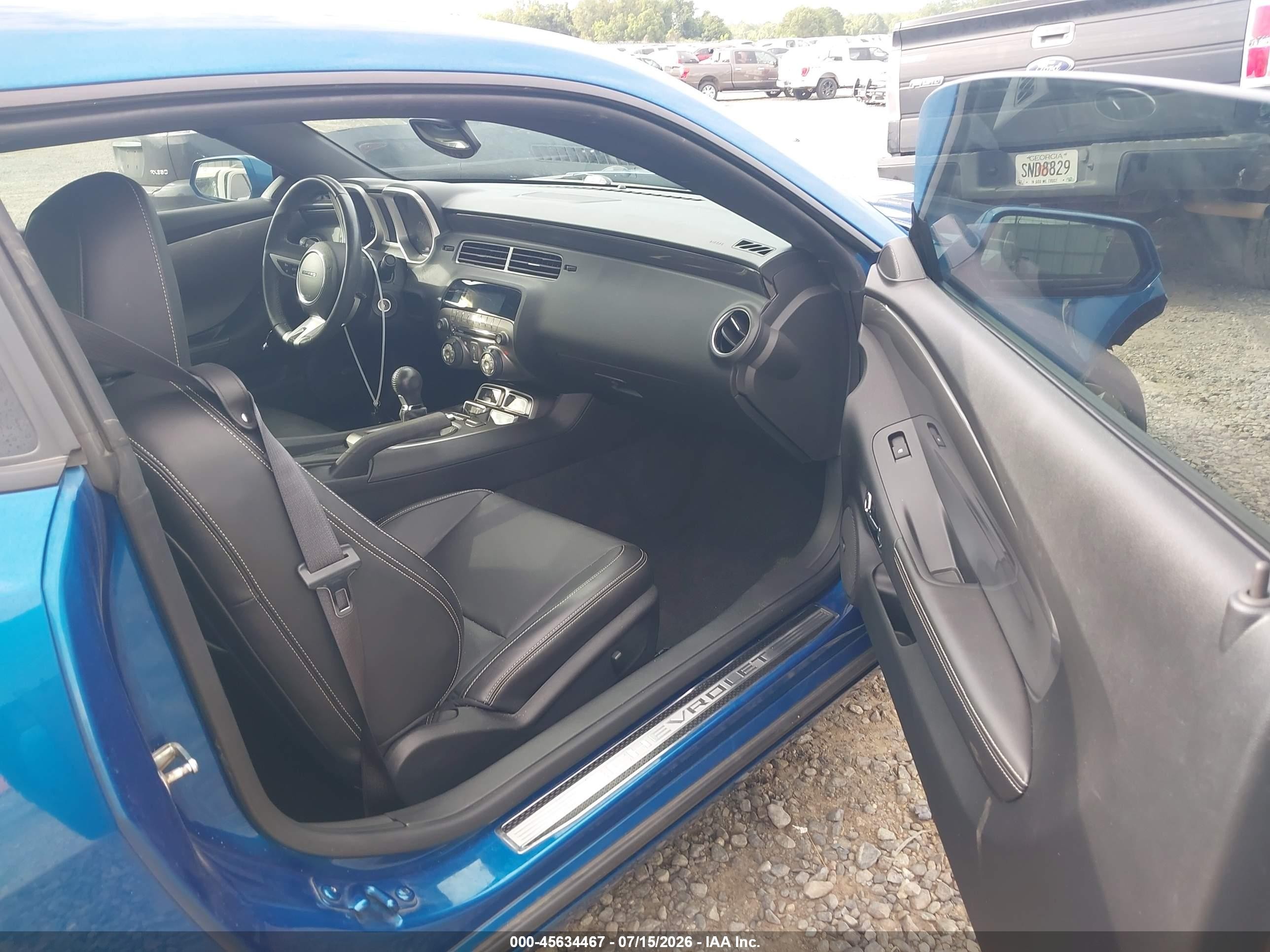 2010 Chevrolet Camaro 2ss Blue vin: 2G1FT1EW2A9149630