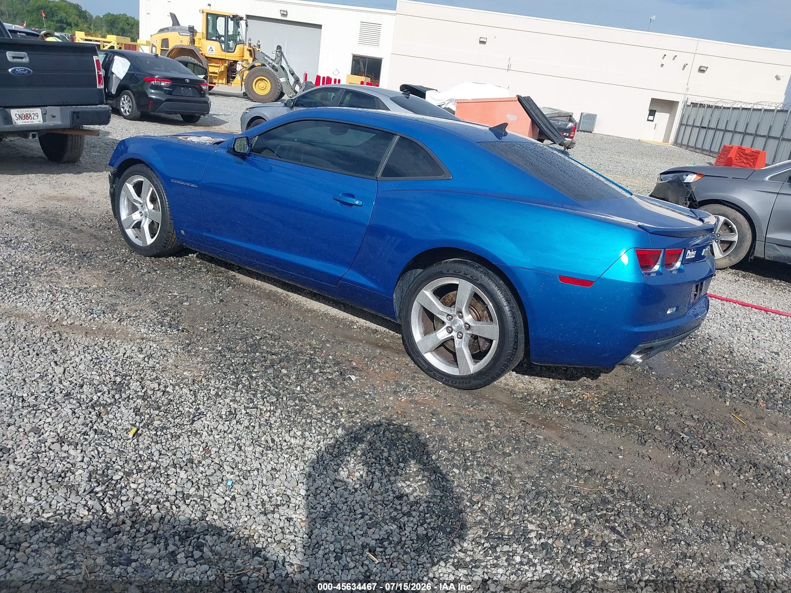 2010 Chevrolet Camaro 2ss Blue vin: 2G1FT1EW2A9149630