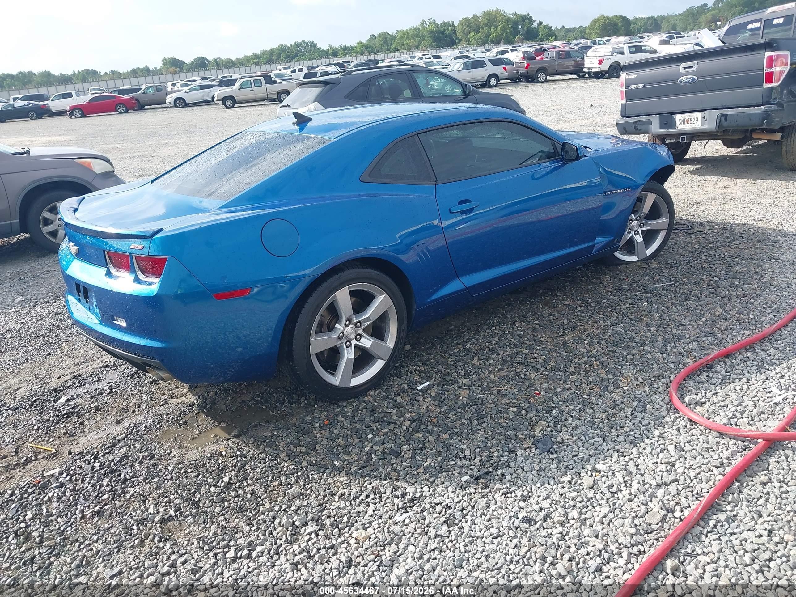 2010 Chevrolet Camaro 2ss Blue vin: 2G1FT1EW2A9149630