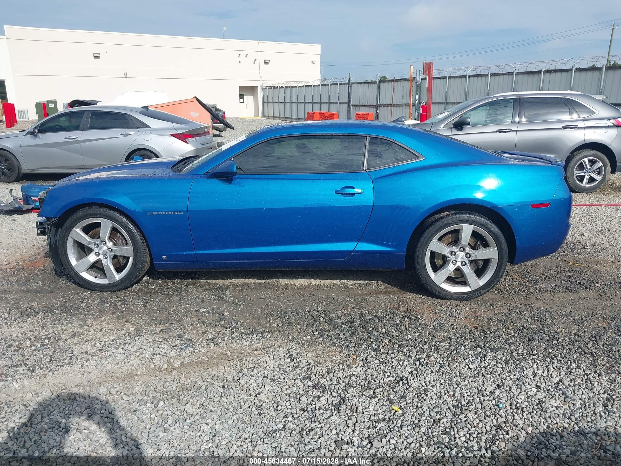 2010 Chevrolet Camaro 2ss Blue vin: 2G1FT1EW2A9149630
