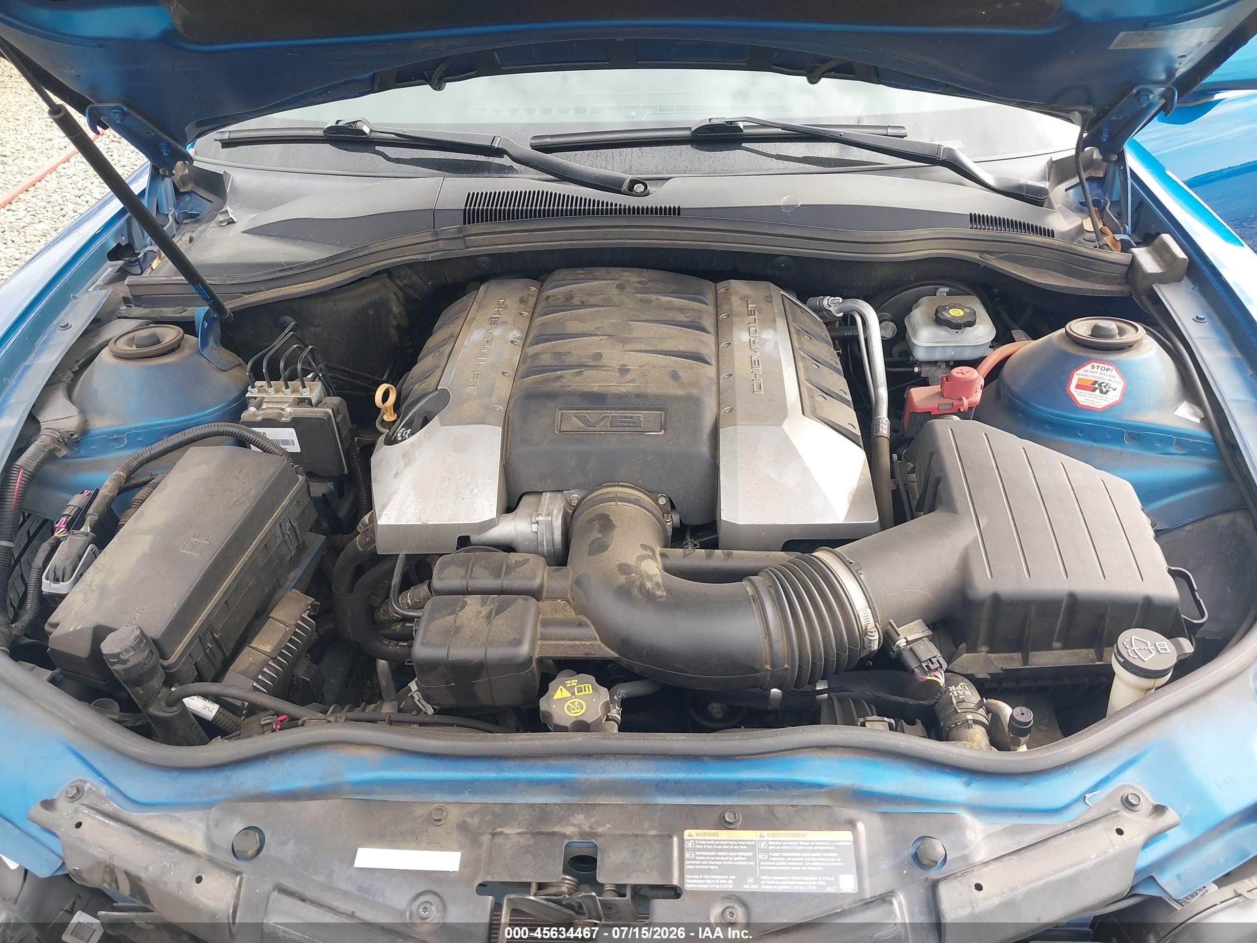 2010 Chevrolet Camaro 2ss Blue vin: 2G1FT1EW2A9149630