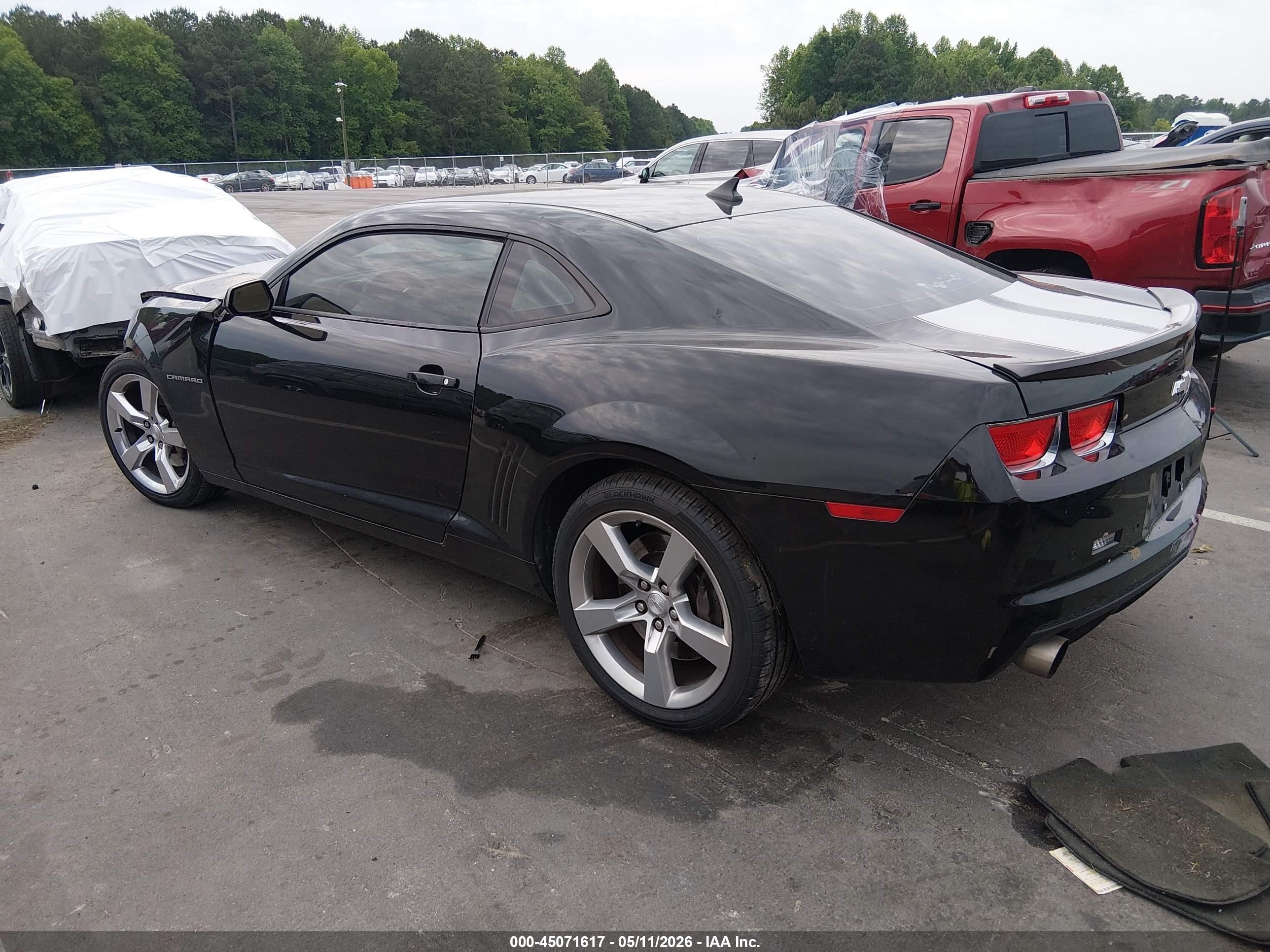 2010 Chevrolet Camaro 2ss Black vin: 2G1FT1EW2A9189836