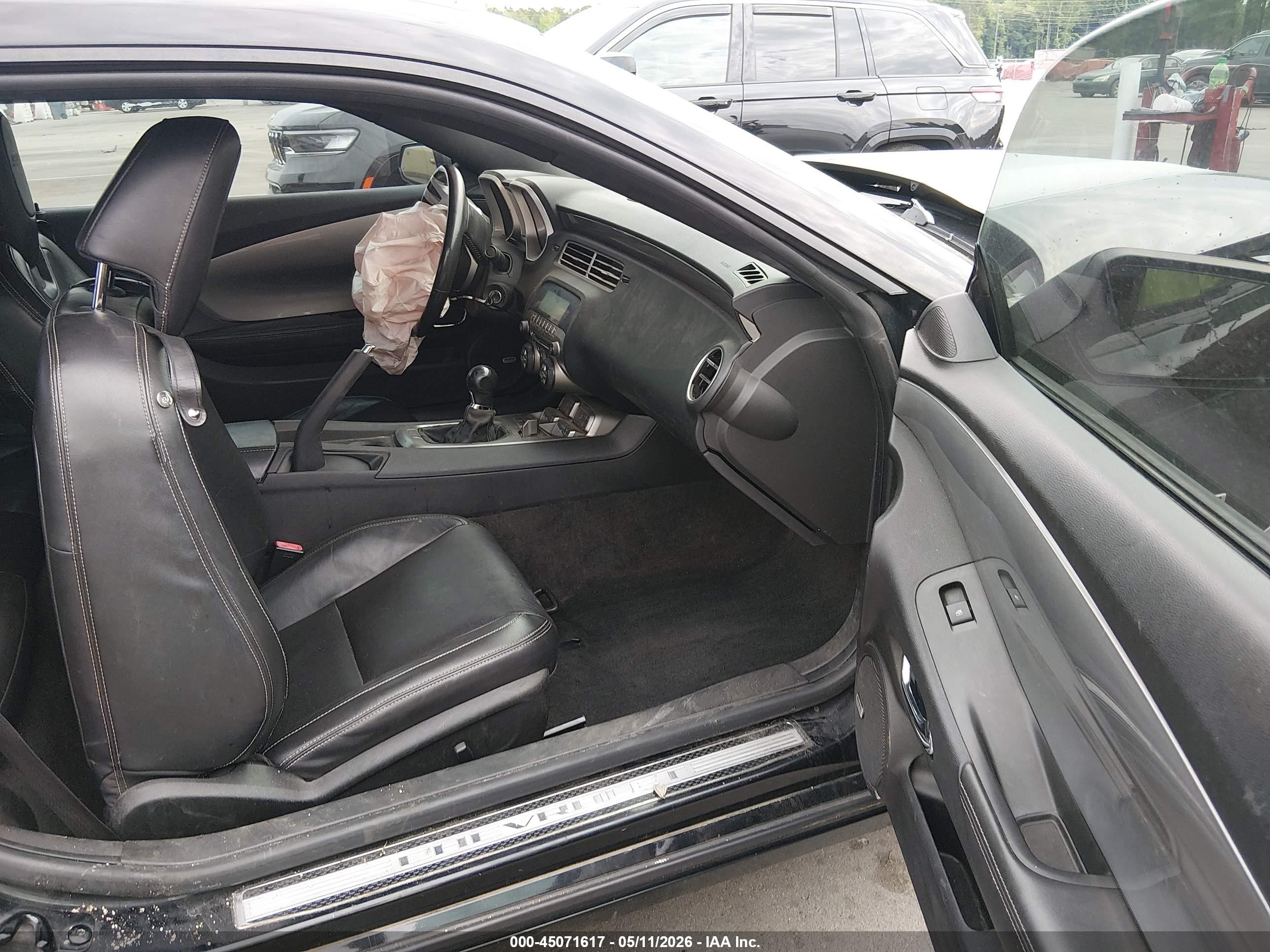 2010 Chevrolet Camaro 2ss Black vin: 2G1FT1EW2A9189836