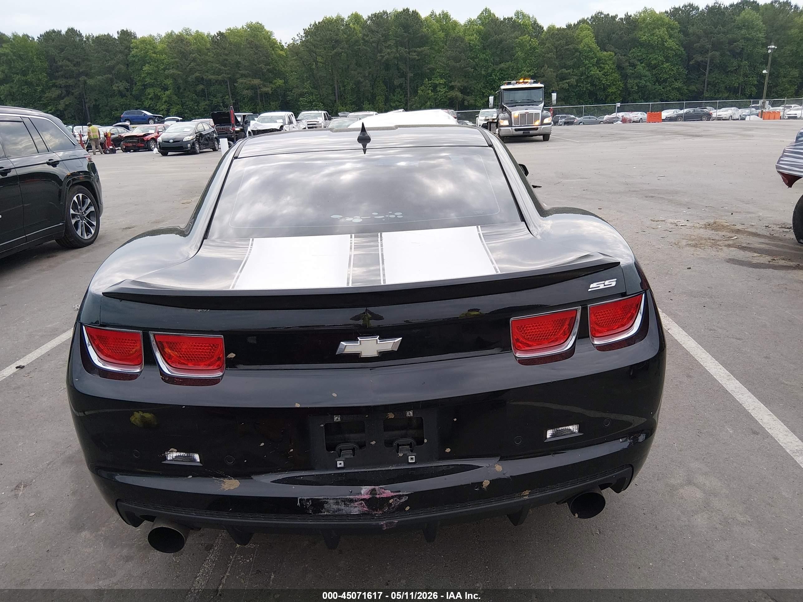 2010 Chevrolet Camaro 2ss Black vin: 2G1FT1EW2A9189836