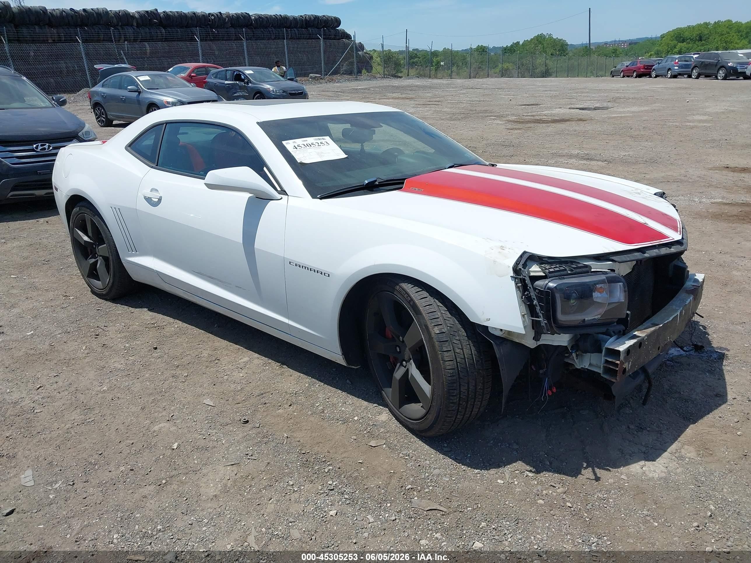 2010 Chevrolet Camaro 2ss White vin: 2G1FT1EW2A9221104