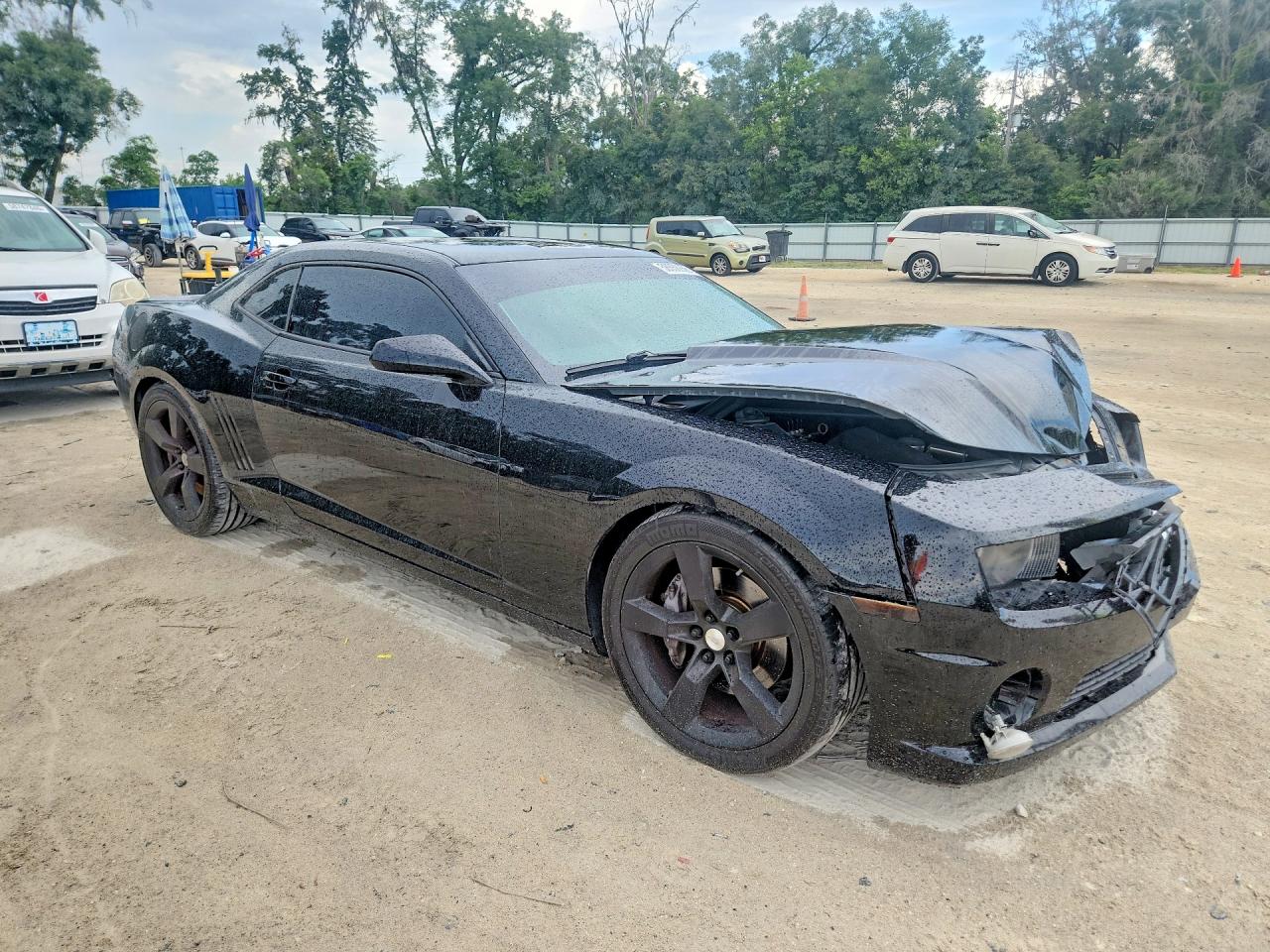 2011 Chevrolet Camaro 2ss Black vin: 2G1FT1EW2B9100591