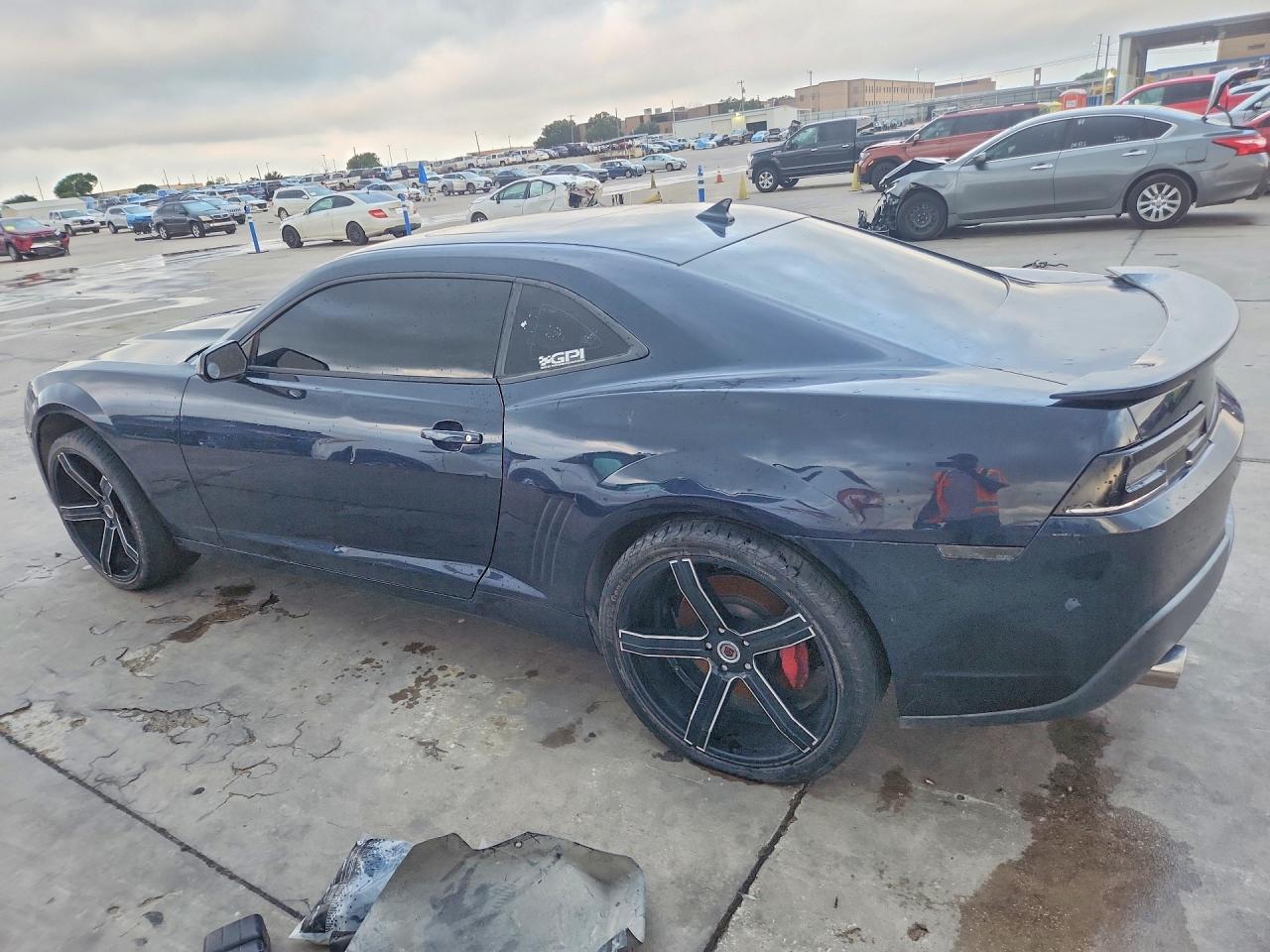 2014 Chevrolet Camaro 2ss Blue vin: 2G1FT1EW2E9208469