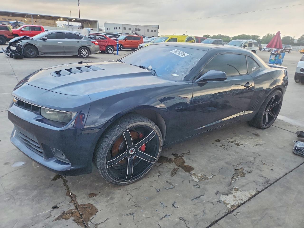 2014 Chevrolet Camaro 2ss Blue vin: 2G1FT1EW2E9208469