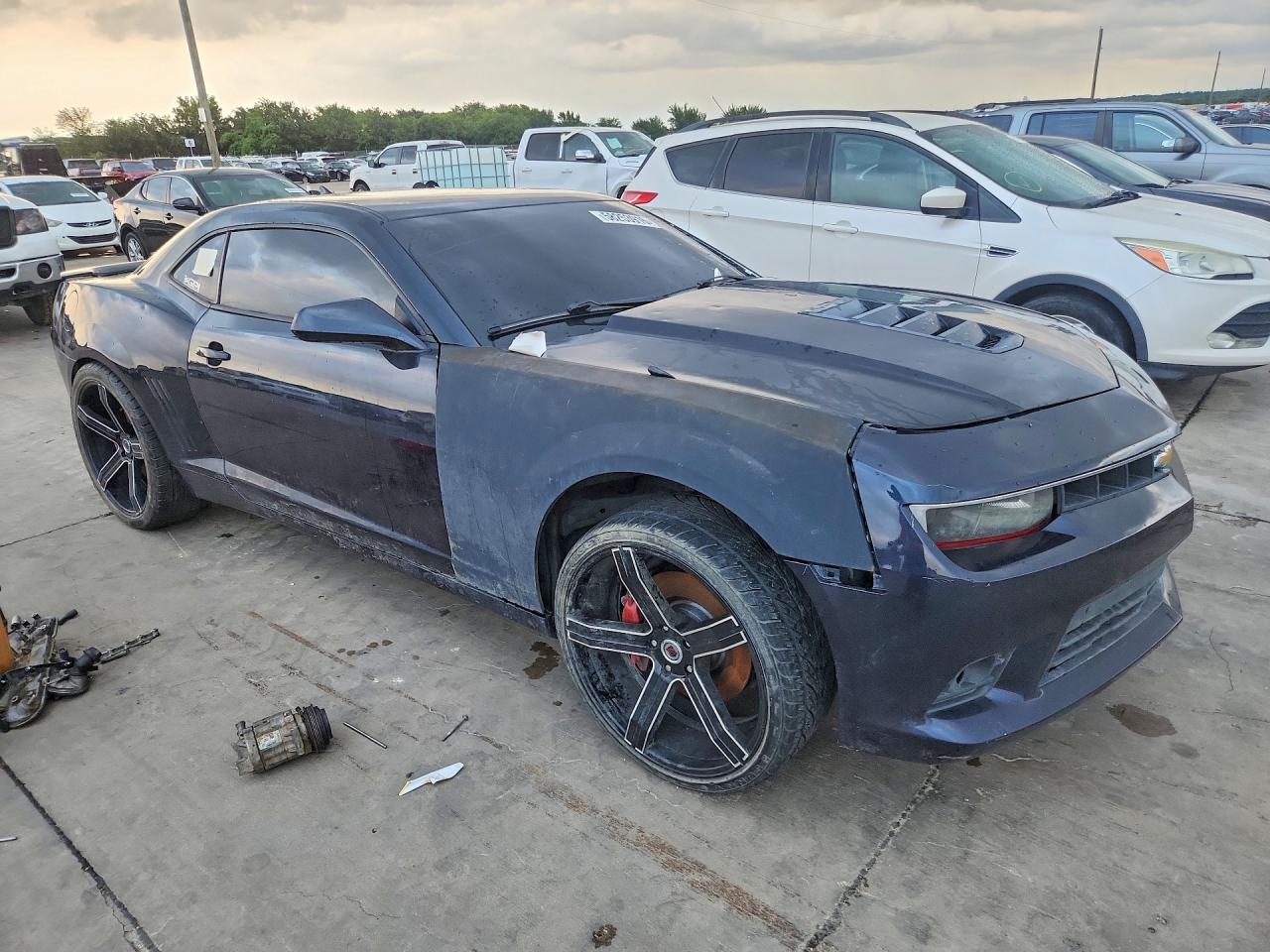 2014 Chevrolet Camaro 2ss Blue vin: 2G1FT1EW2E9208469