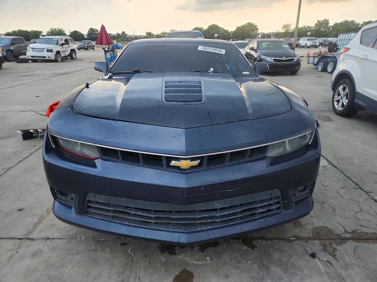2014 Chevrolet Camaro 2ss Blue vin: 2G1FT1EW2E9208469