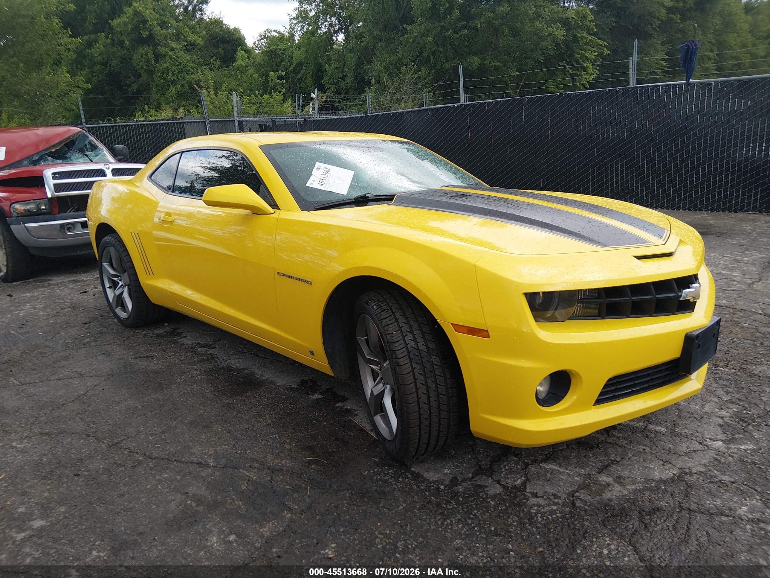2010 Chevrolet Camaro 2ss Yellow vin: 2G1FT1EW3A9120881
