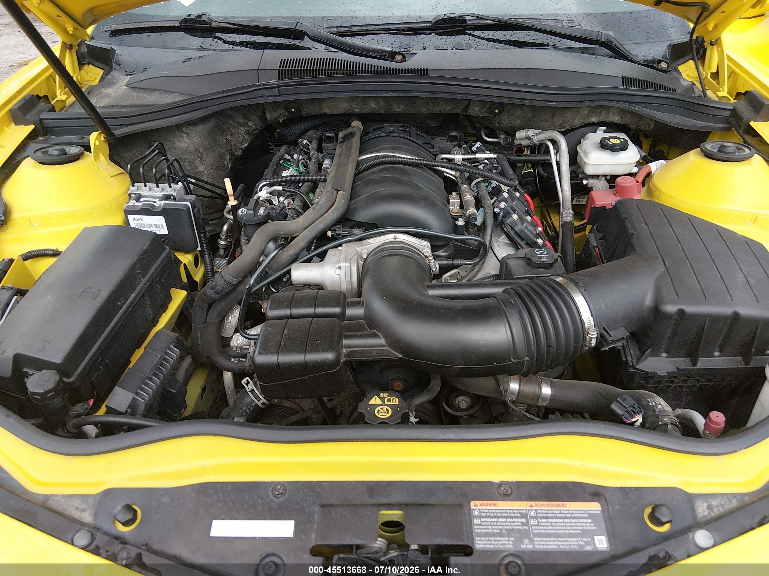 2010 Chevrolet Camaro 2ss Yellow vin: 2G1FT1EW3A9120881