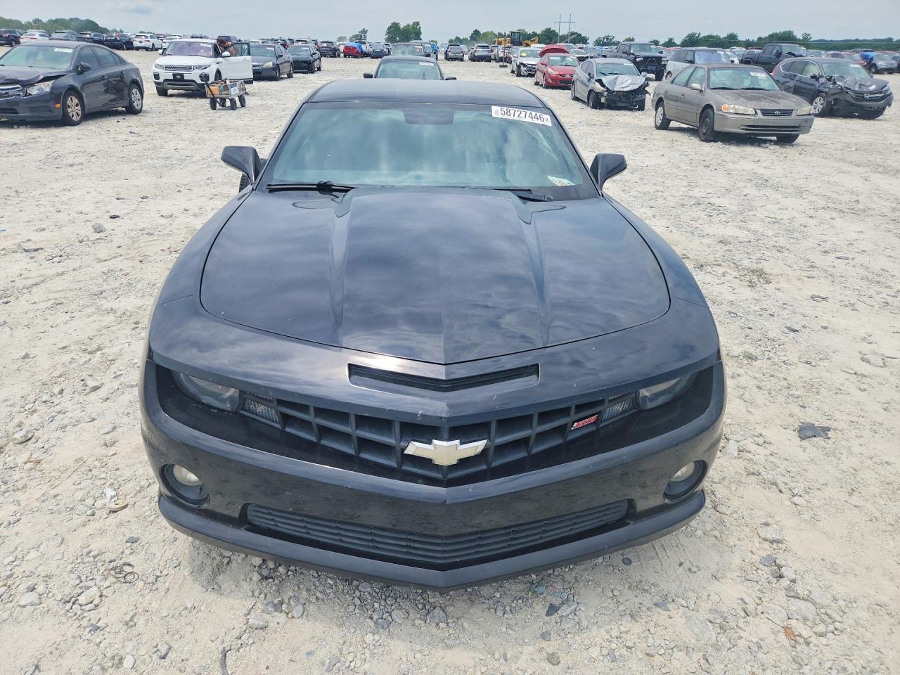 2010 Chevrolet Camaro Ss Black vin: 2G1FT1EW3A9158899