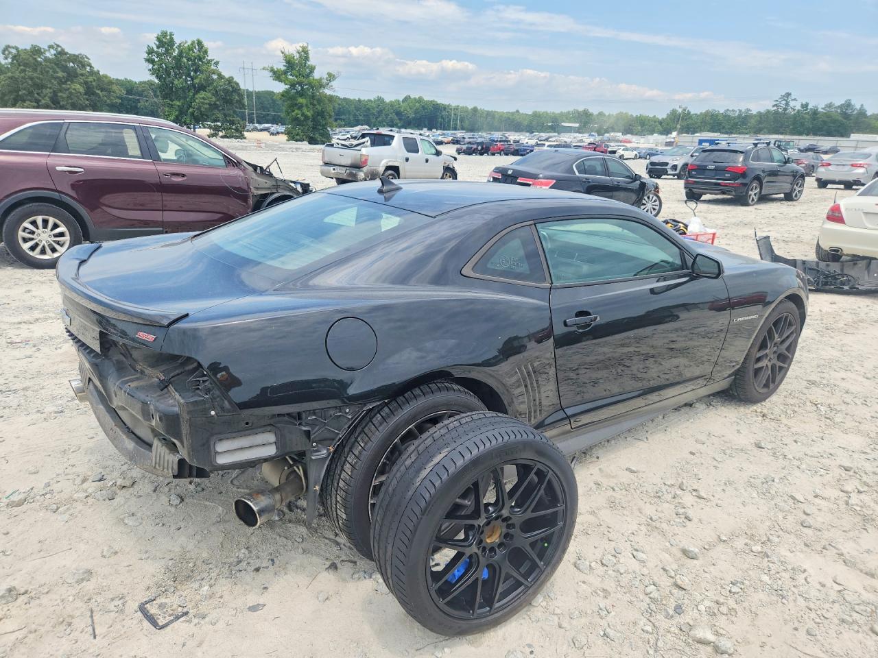 2010 Chevrolet Camaro Ss Black vin: 2G1FT1EW3A9158899