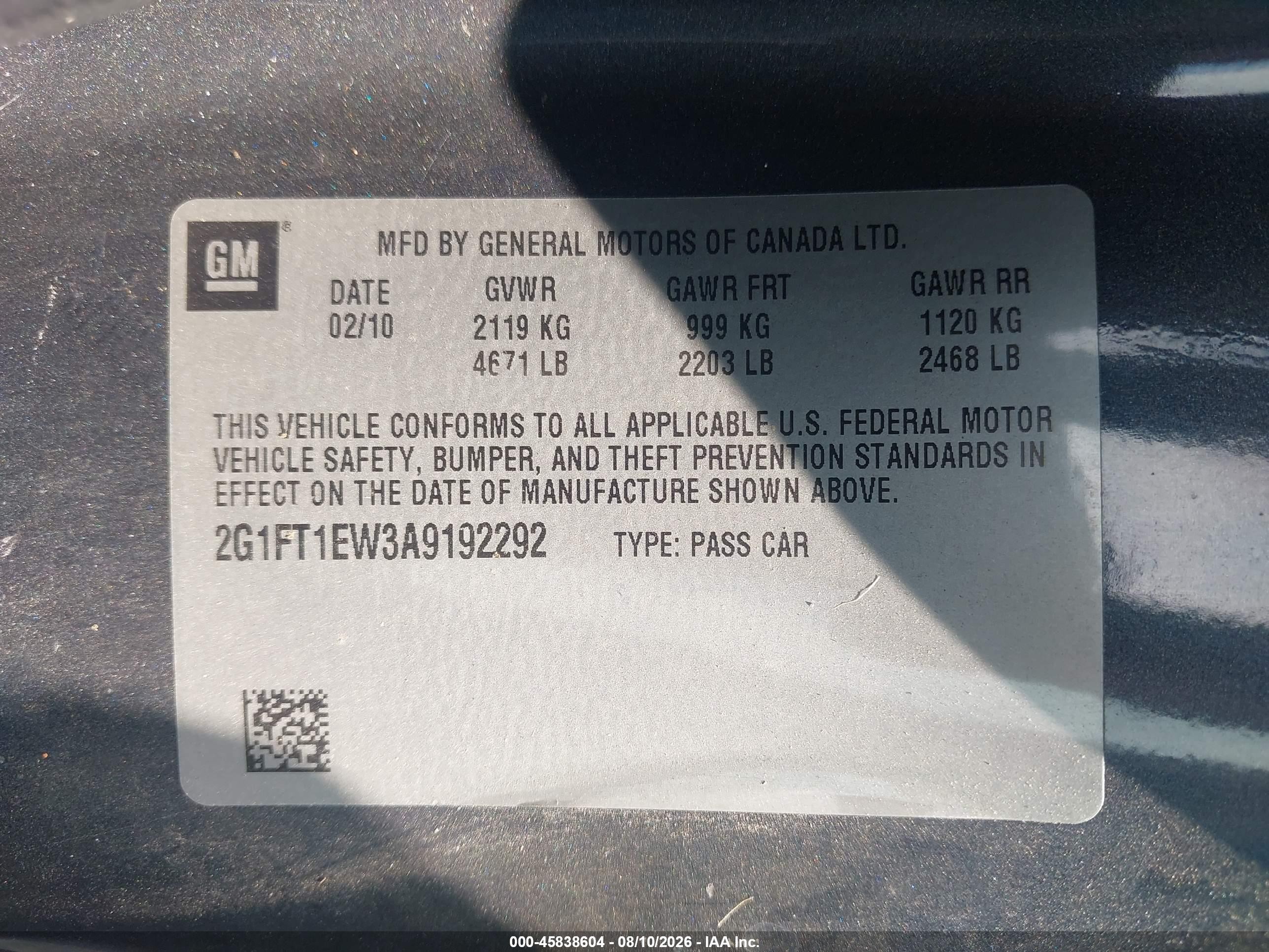2010 Chevrolet Camaro 2ss Gray vin: 2G1FT1EW3A9192292