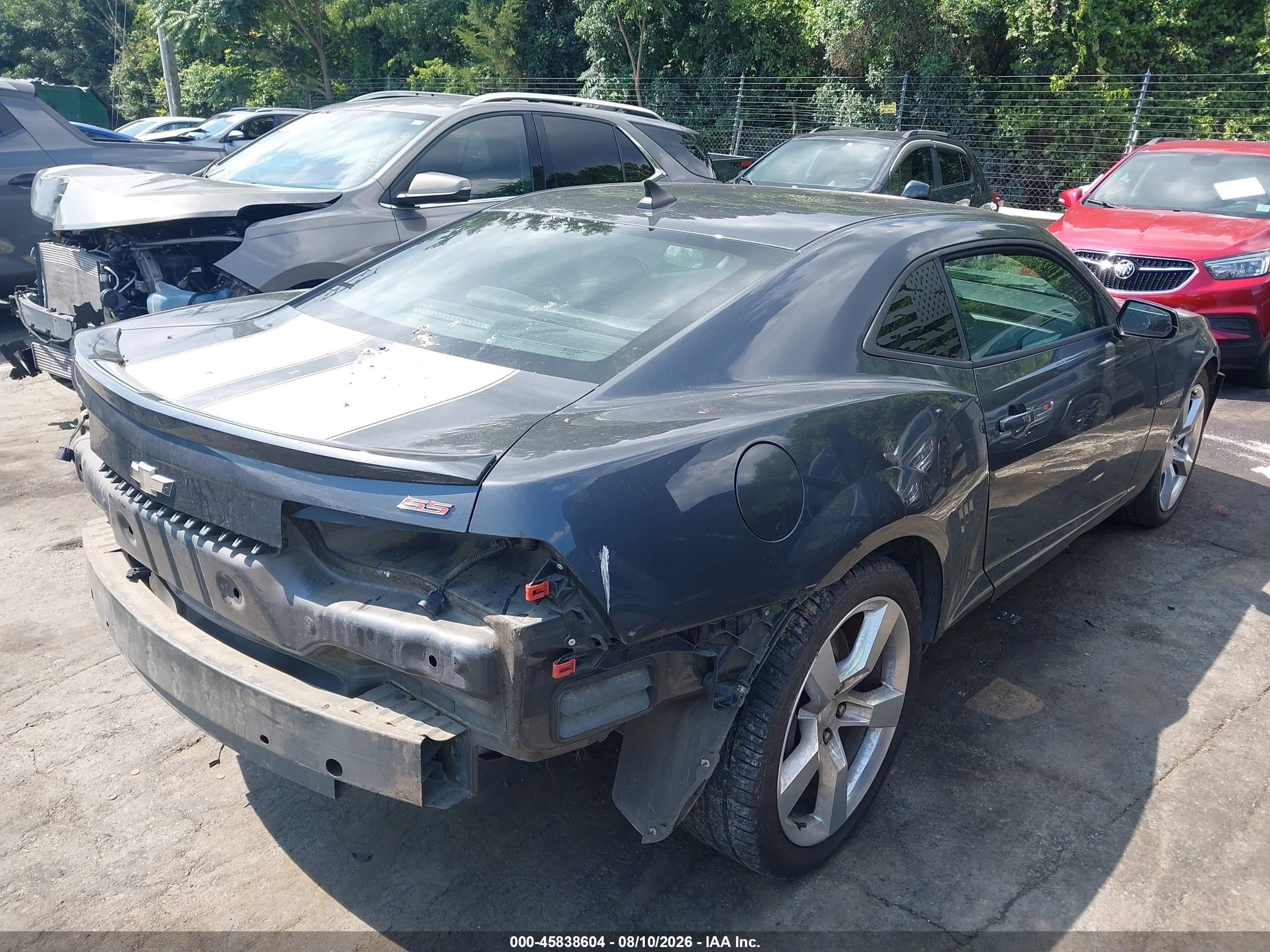 2010 Chevrolet Camaro 2ss Gray vin: 2G1FT1EW3A9192292