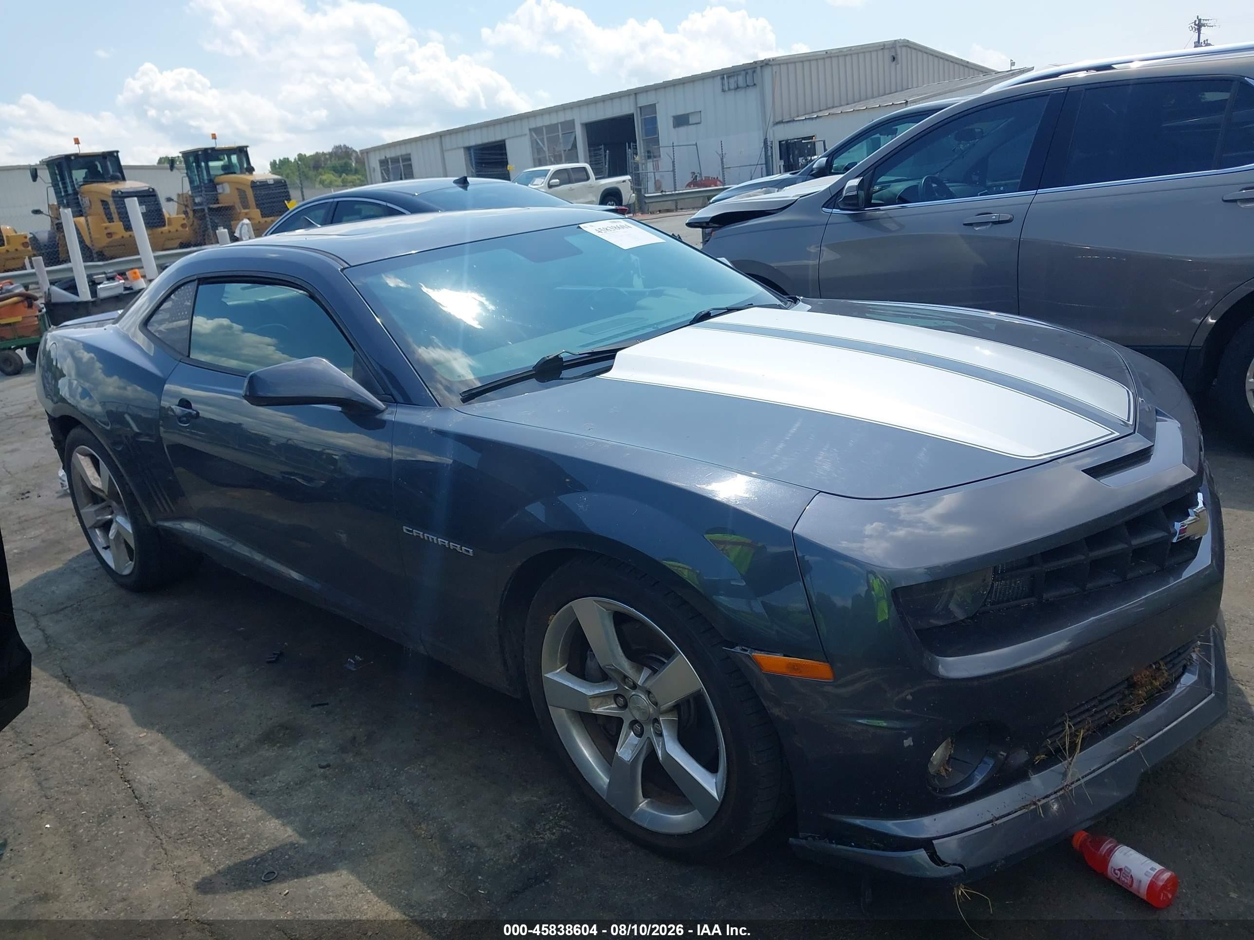 2010 Chevrolet Camaro 2ss Gray vin: 2G1FT1EW3A9192292