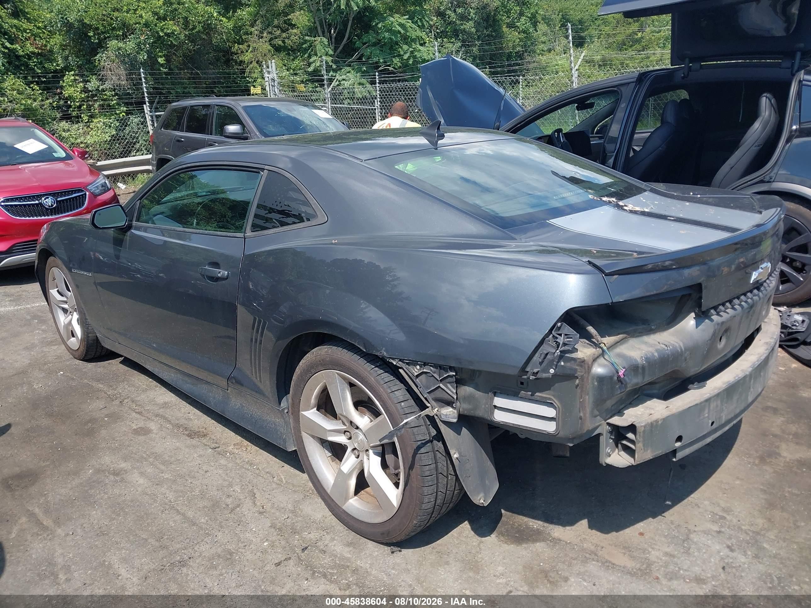 2010 Chevrolet Camaro 2ss Gray vin: 2G1FT1EW3A9192292
