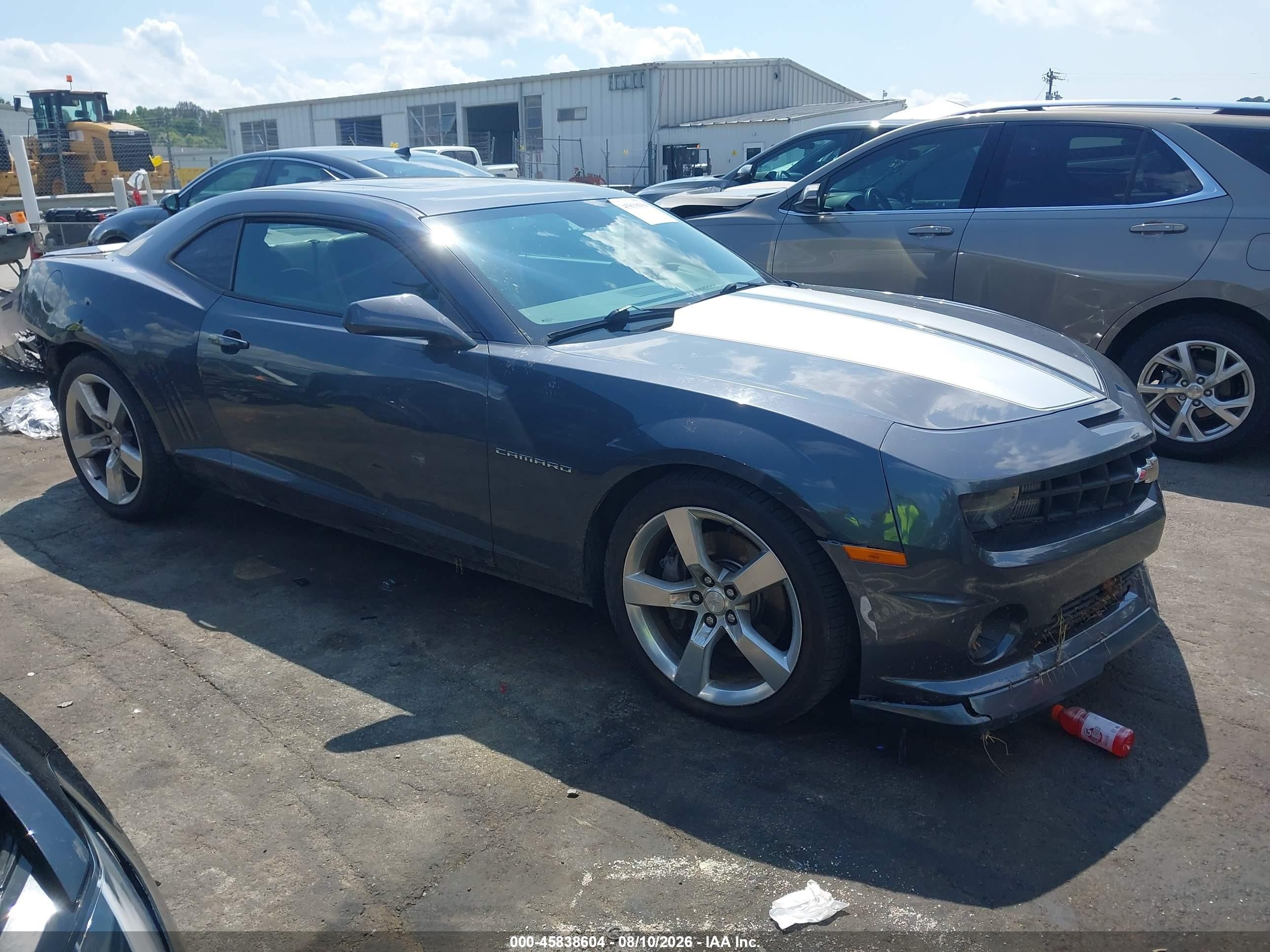 2010 Chevrolet Camaro 2ss Gray vin: 2G1FT1EW3A9192292