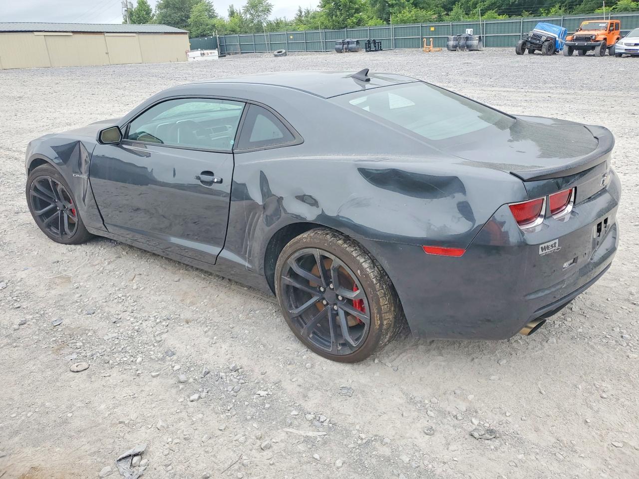 2013 Chevrolet Camaro 2ss Gray vin: 2G1FT1EW3D9231841