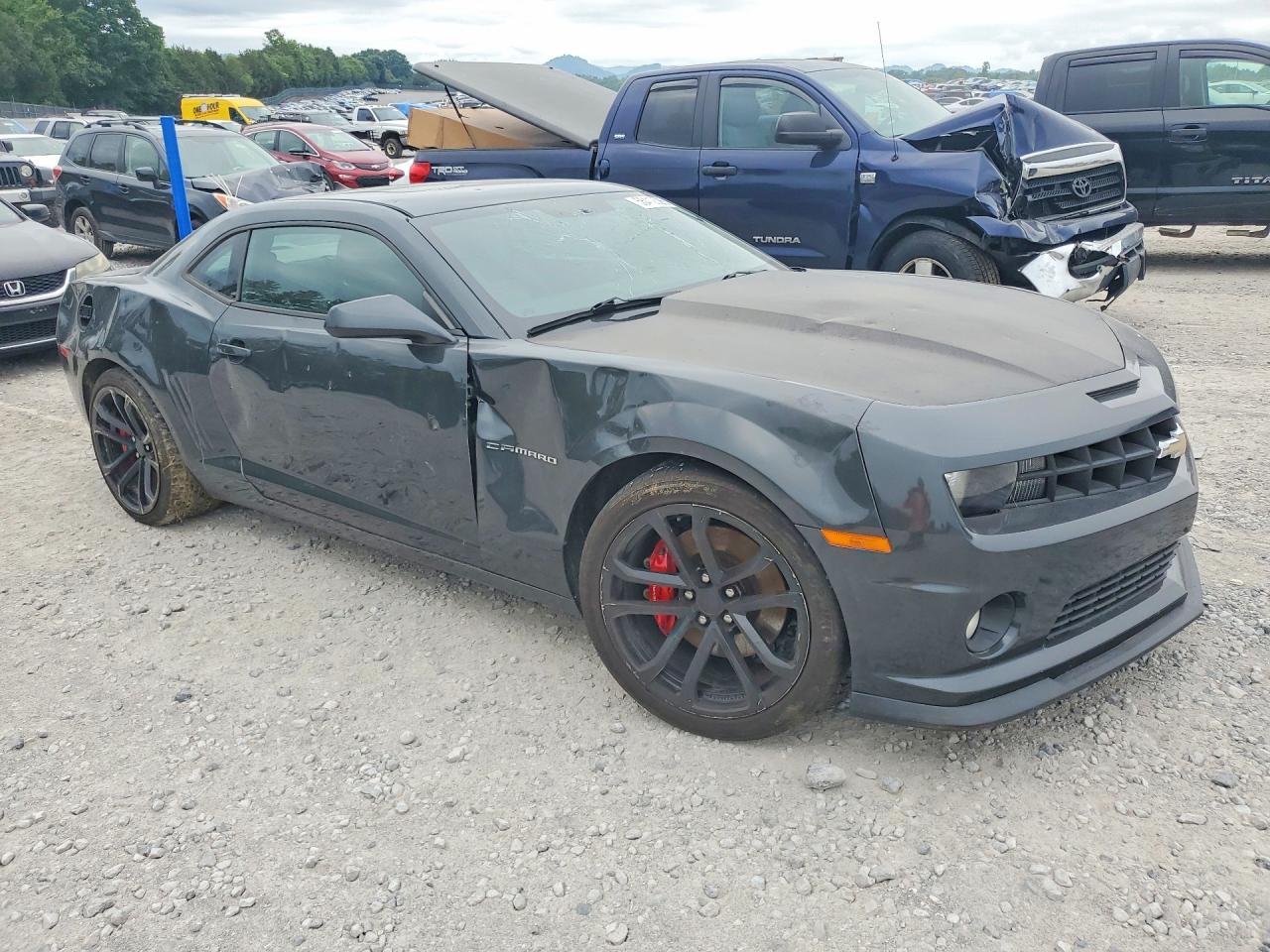 2013 Chevrolet Camaro 2ss Gray vin: 2G1FT1EW3D9231841
