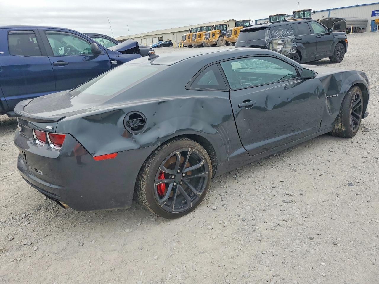 2013 Chevrolet Camaro 2ss Gray vin: 2G1FT1EW3D9231841
