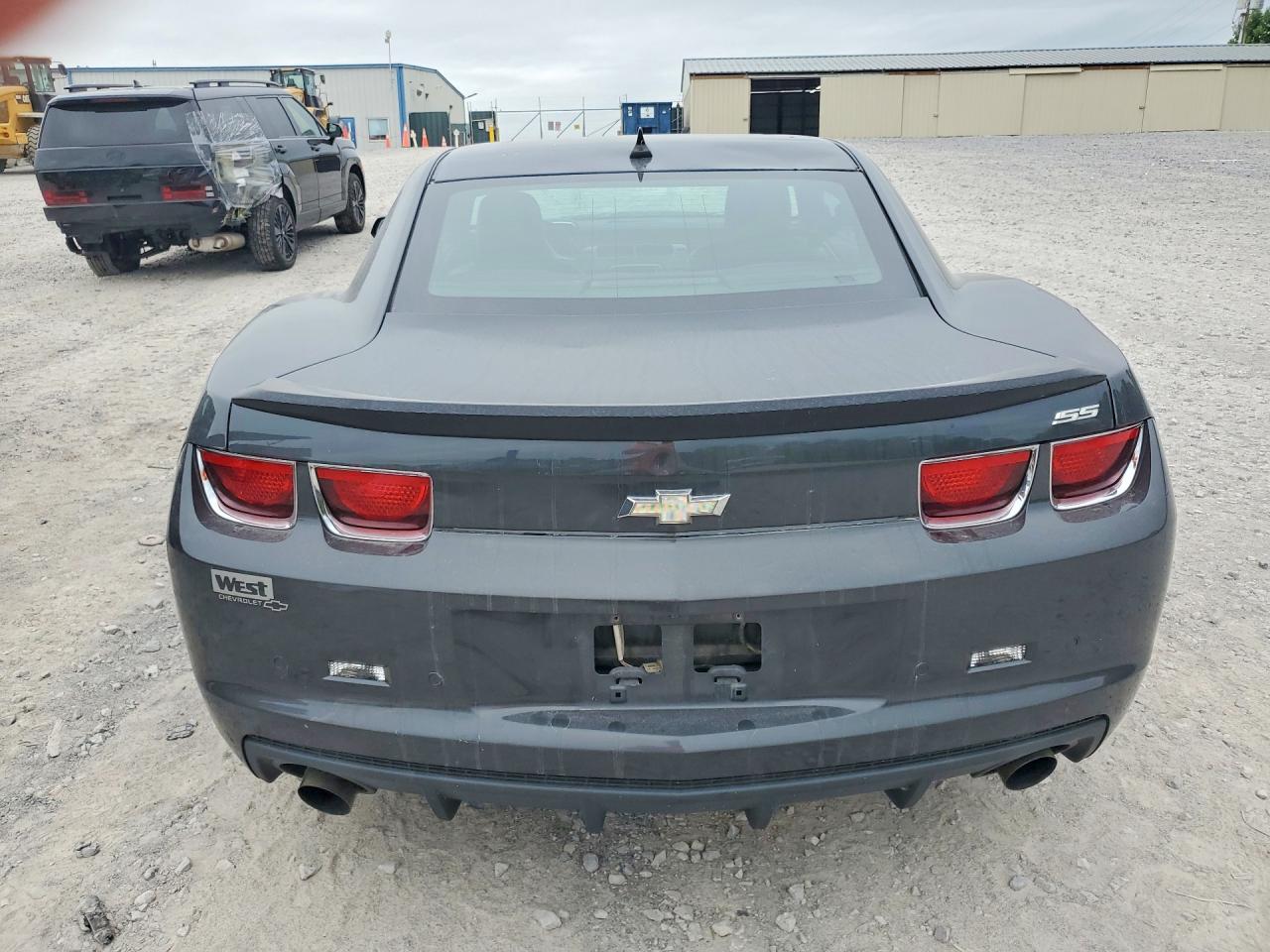 2013 Chevrolet Camaro 2ss Gray vin: 2G1FT1EW3D9231841