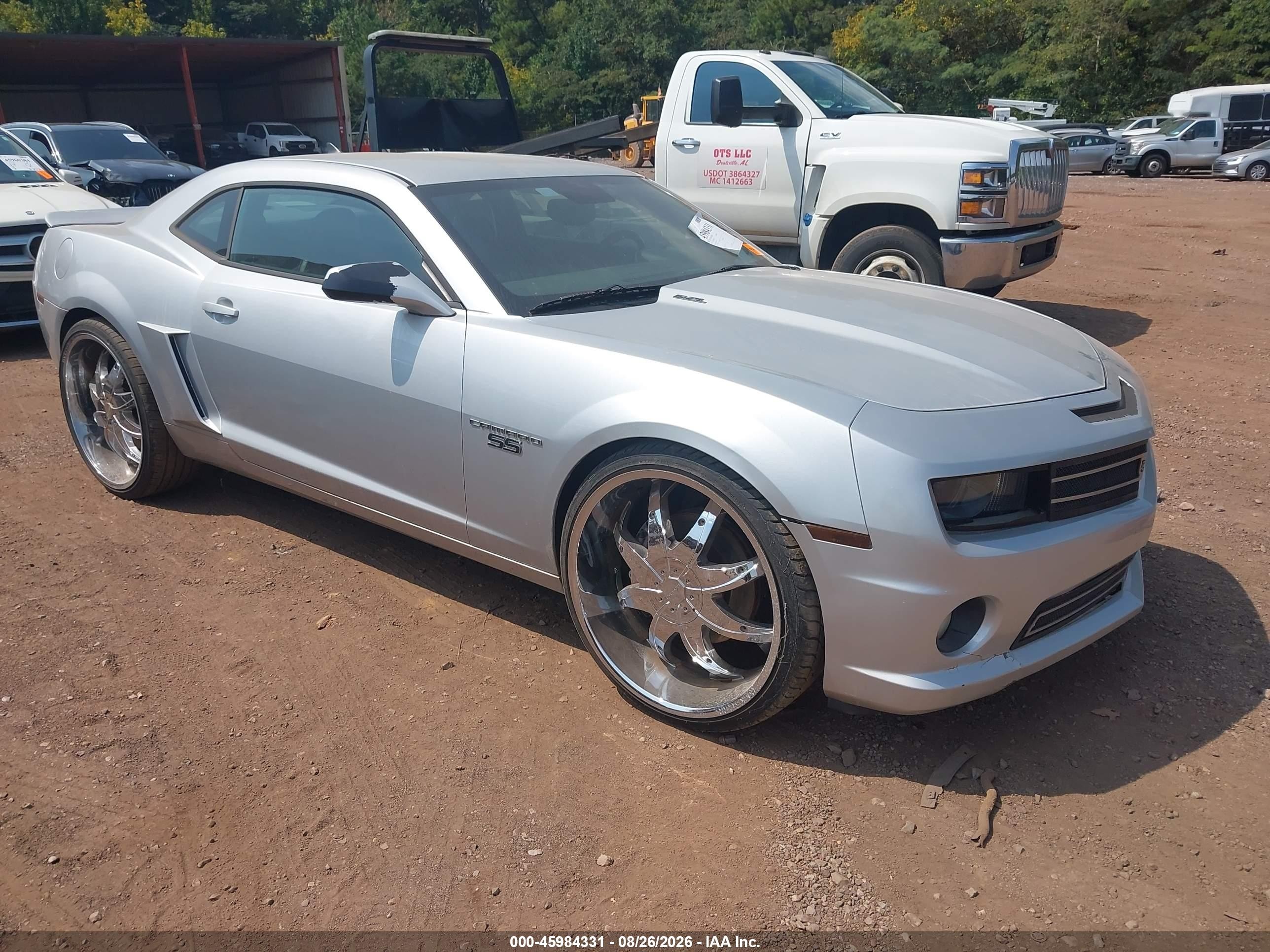 2010 Chevrolet Camaro 2ss Silver vin: 2G1FT1EW4A9162637
