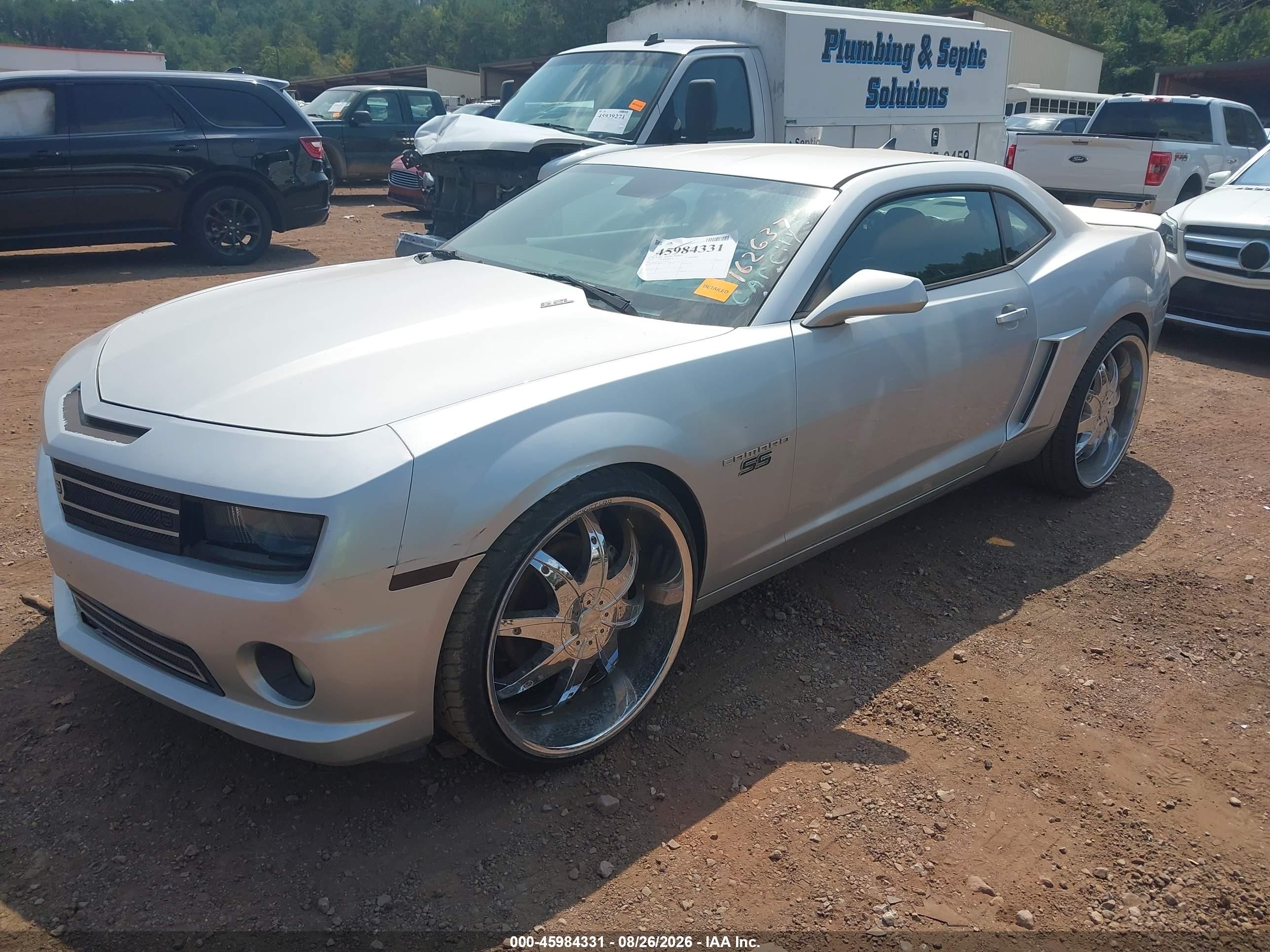 2010 Chevrolet Camaro 2ss Серебряный vin: 2G1FT1EW4A9162637