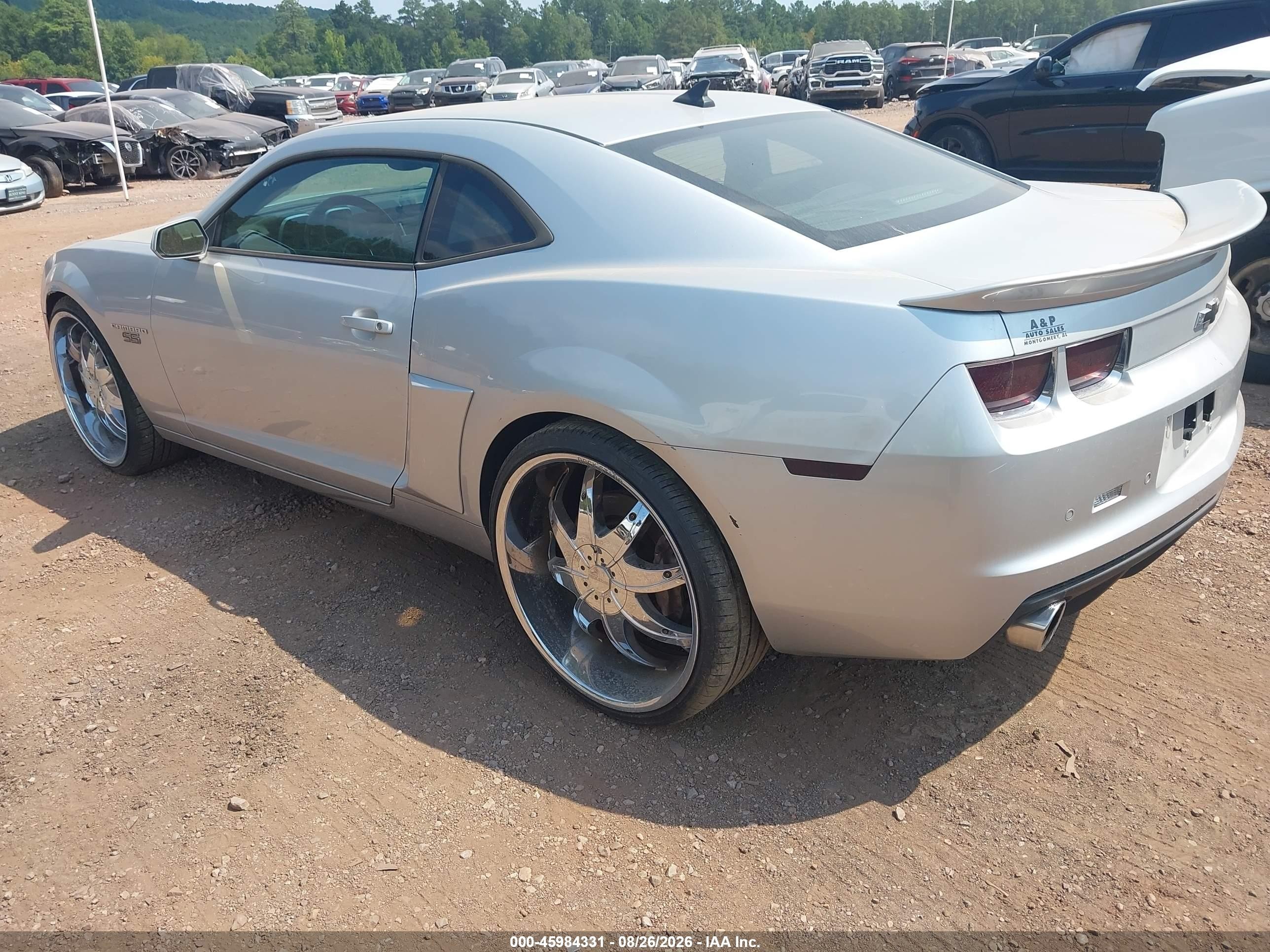 2010 Chevrolet Camaro 2ss Серебряный vin: 2G1FT1EW4A9162637
