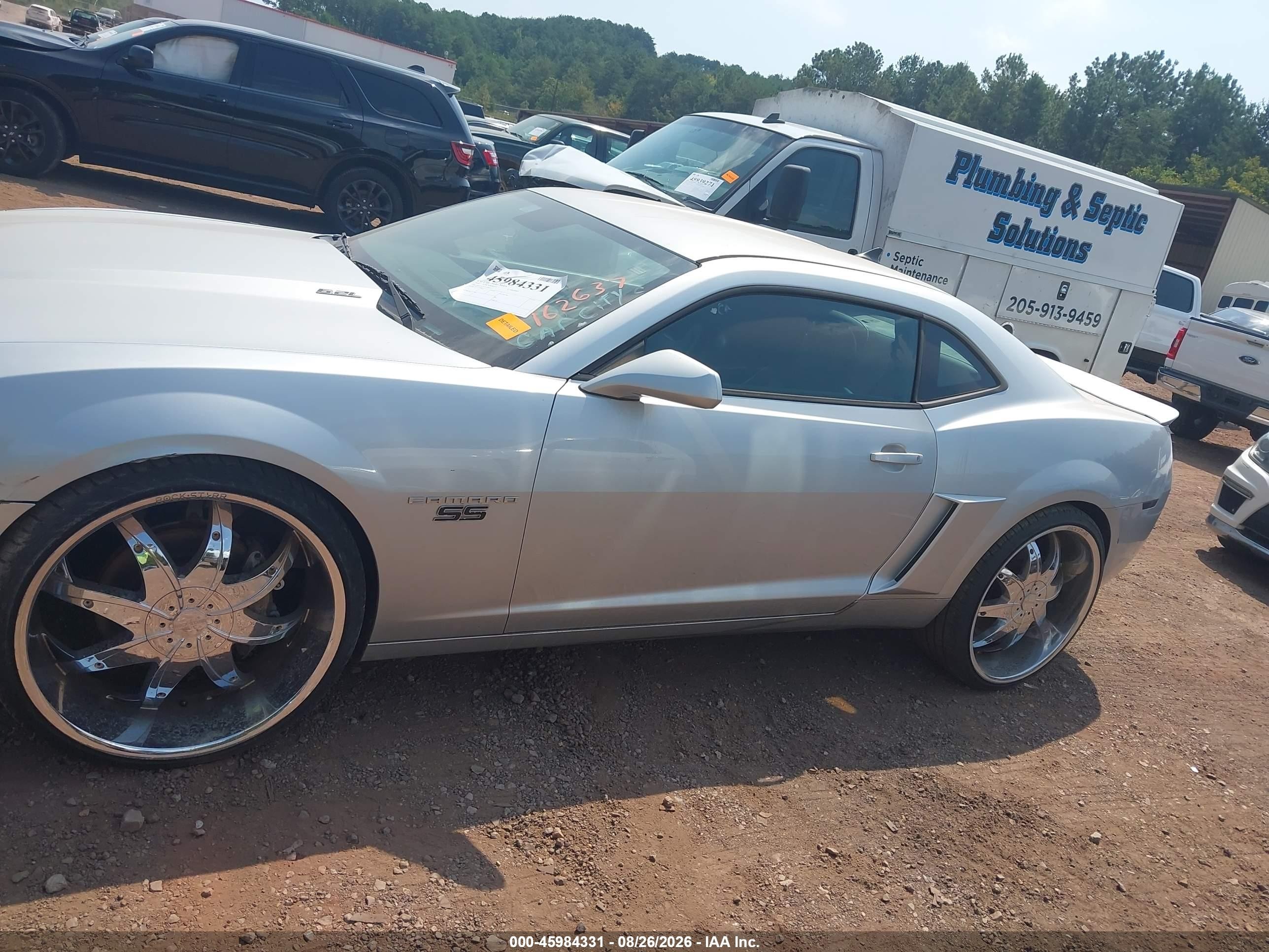 2010 Chevrolet Camaro 2ss Серебряный vin: 2G1FT1EW4A9162637