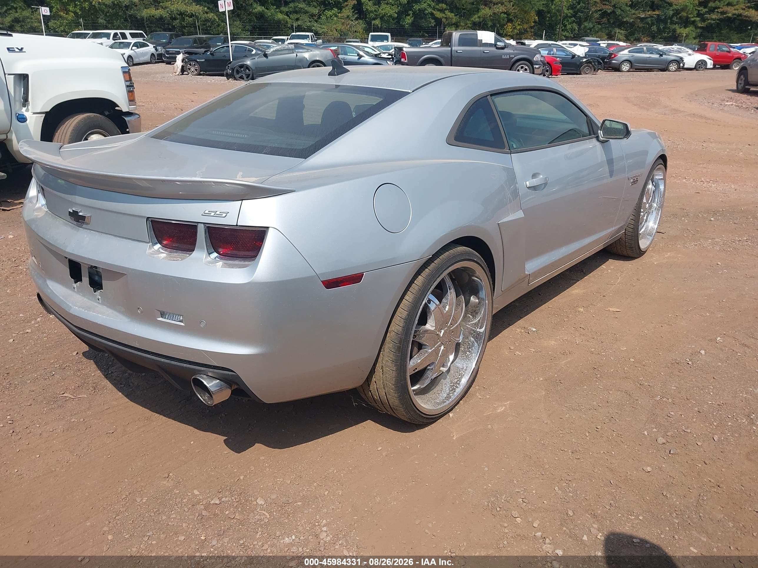 2010 Chevrolet Camaro 2ss Серебряный vin: 2G1FT1EW4A9162637
