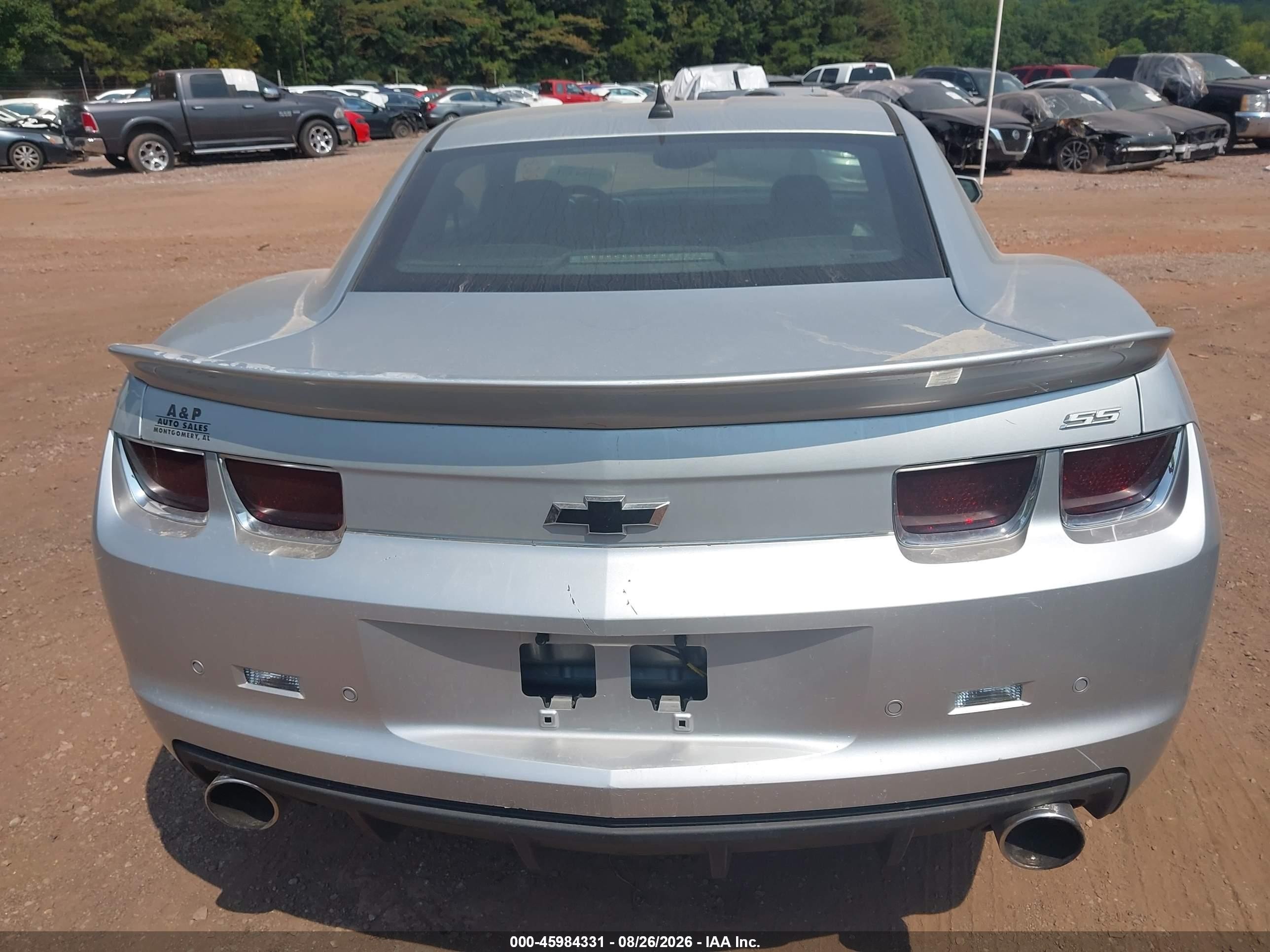 2010 Chevrolet Camaro 2ss Серебряный vin: 2G1FT1EW4A9162637