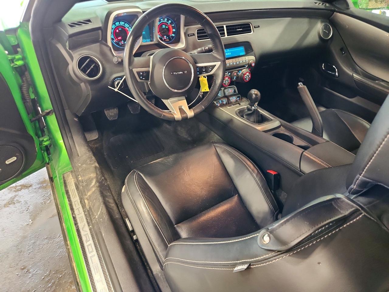 2011 Chevrolet Camaro 2ss Green vin: 2G1FT1EW4B9121846